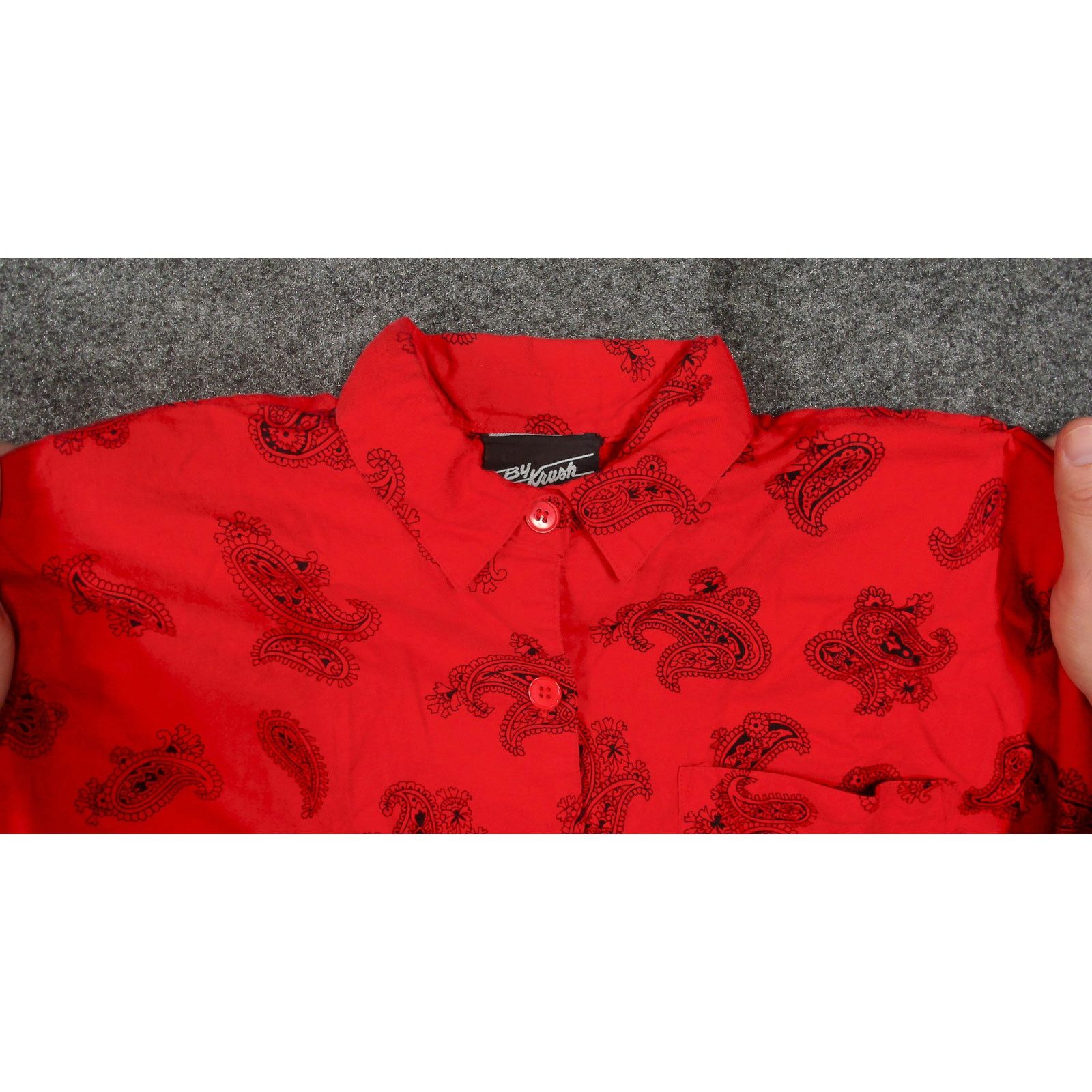 Vintage Vintage 1980s Drop Shoulder Paisley Tunic Shirt L Size L / US 10 / IT 46 - 10 Thumbnail