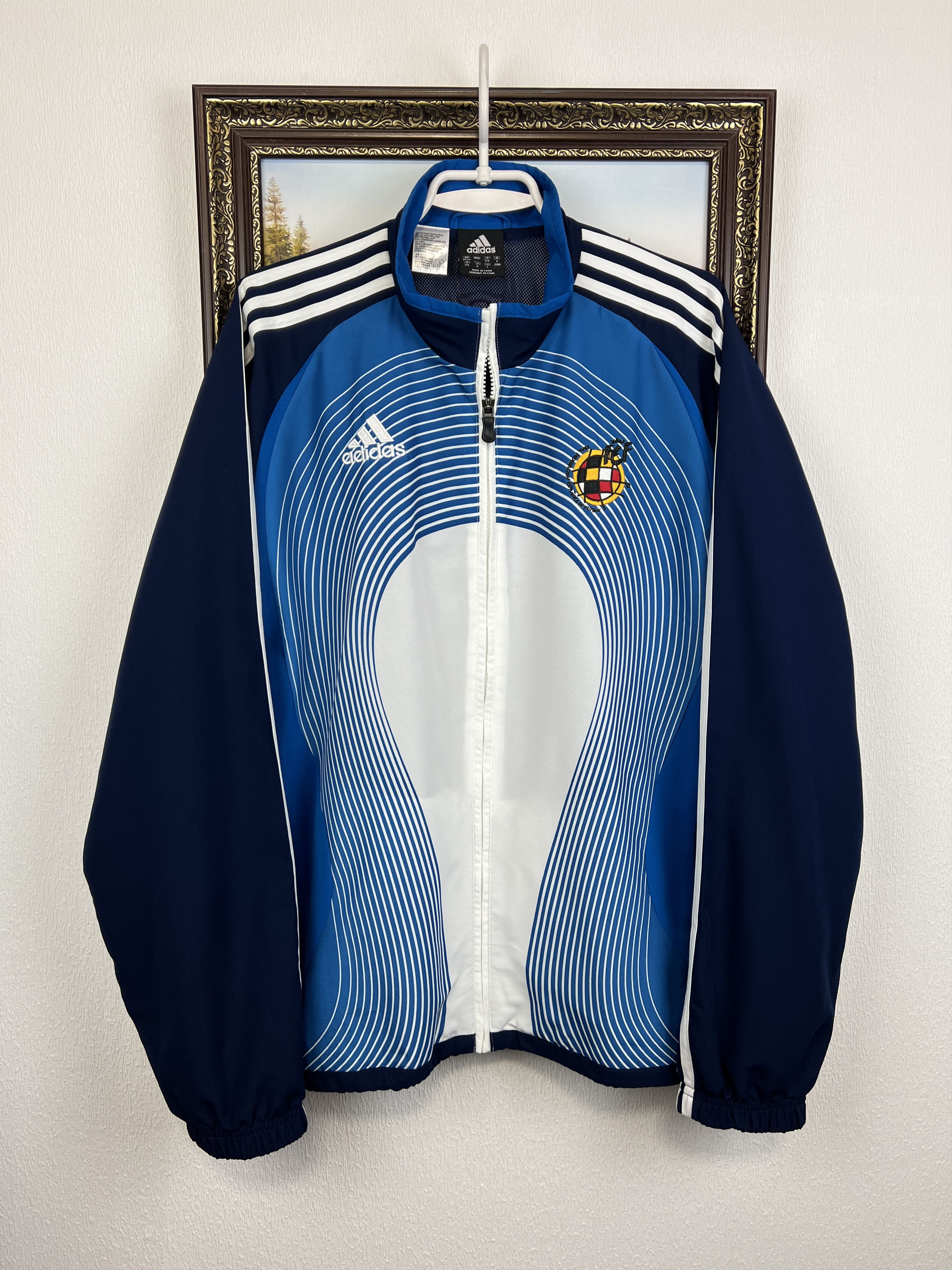 Adidas Spain Football Jacket Soccer Track Top World Cup National Size US M / EU 48-50 / 2 - 1 Thumbnail