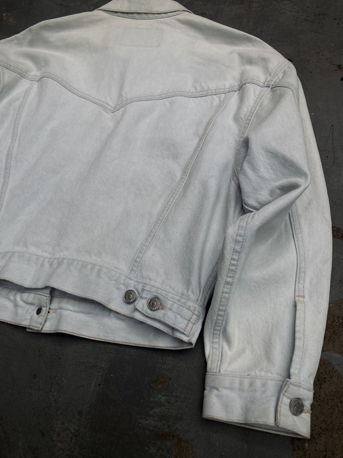 Levi's Vintage Clothing Vintage 93’ Levis Denim Trucker Jacket Size M / US 6-8 / IT 42-44 - 10 Thumbnail