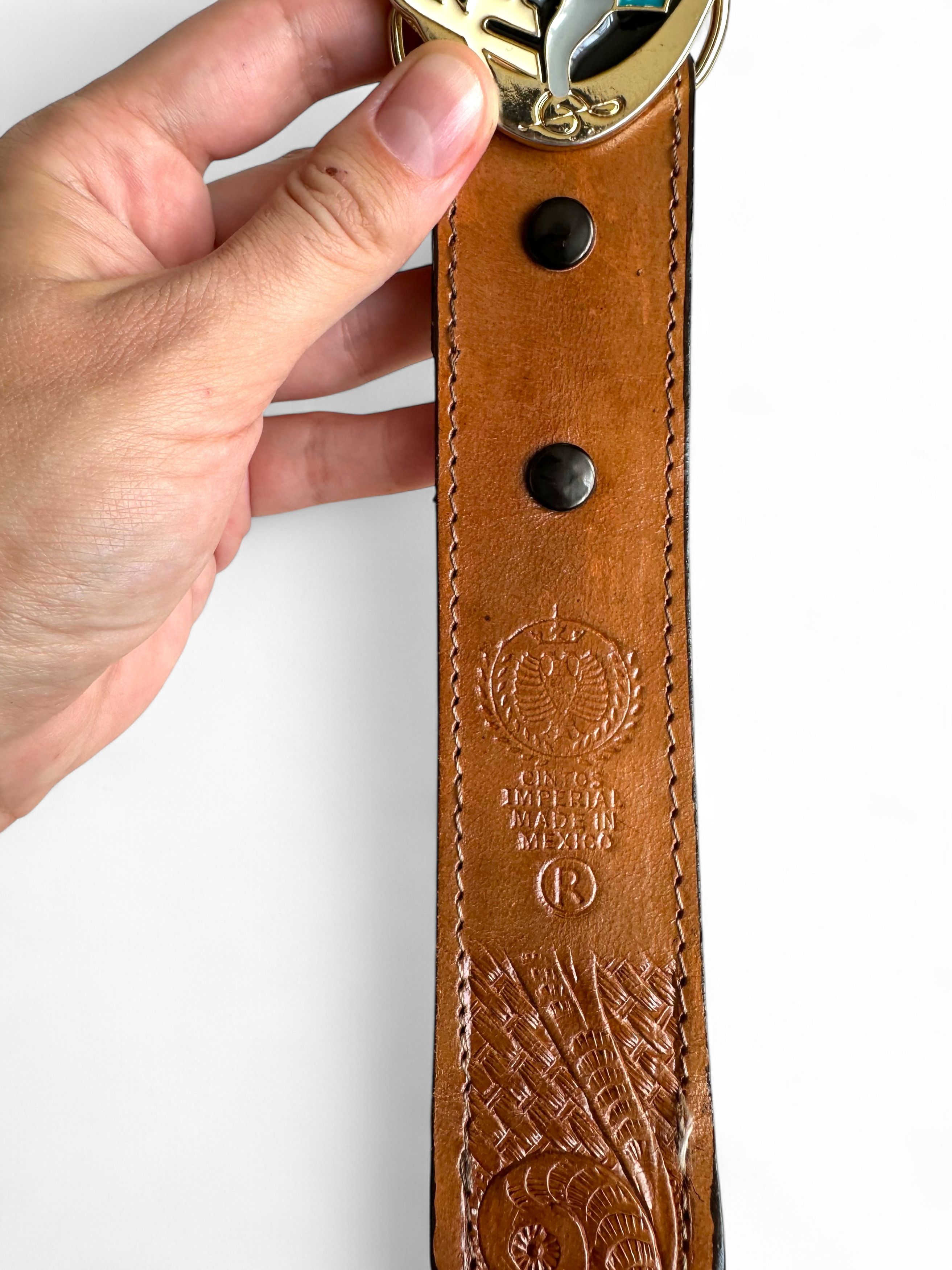 Vintage Vintage Pure Country True Western Belt Sz36 (114 cm) Size 36 - 3 Thumbnail
