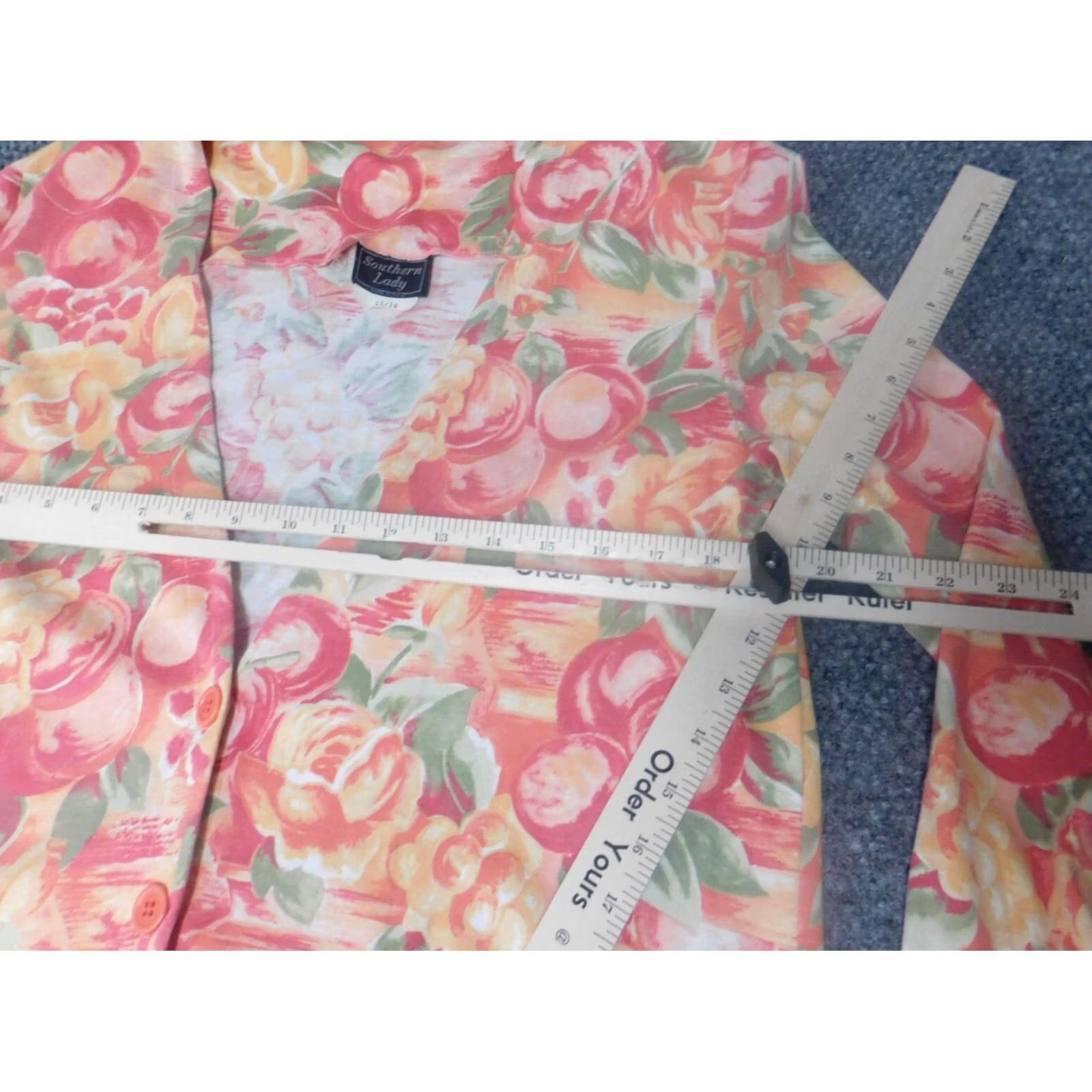 Pinko Southern Lady Womens Jacket 16 Pink Floral Shirt? Size XXL / US 16-18 / IT 52-54 - 6 Thumbnail