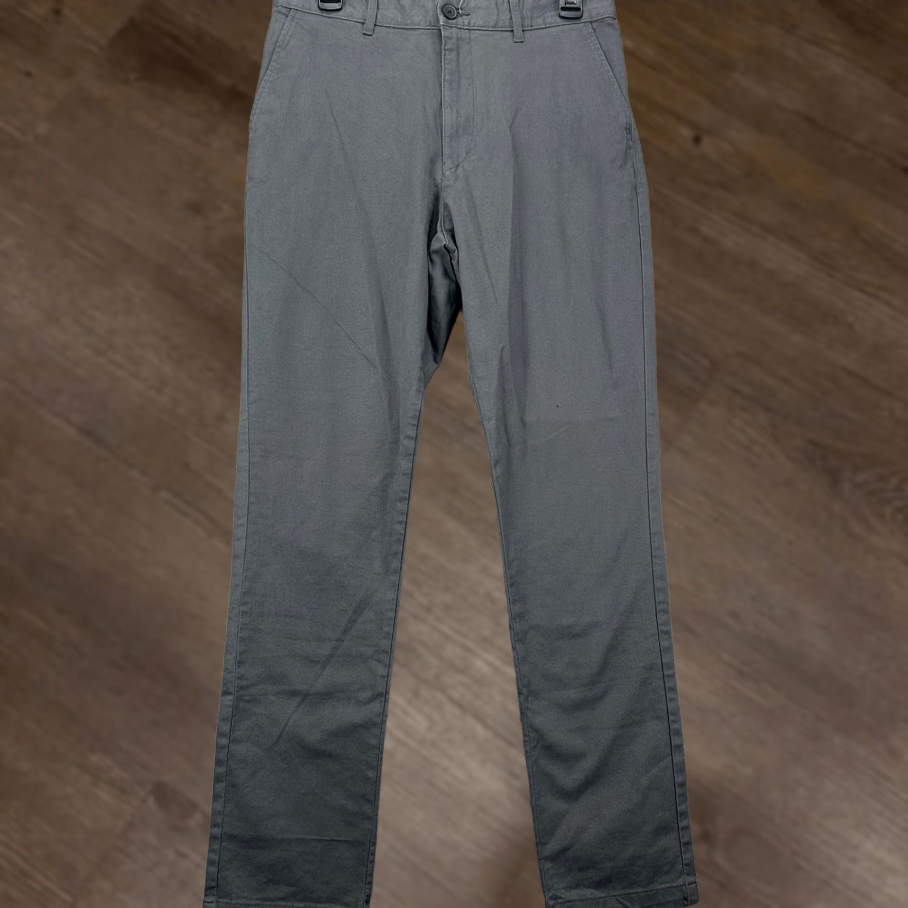 H&M H&M Pants Khakis Mens 29 Gray Skinny Fit Stretch Chino Flat Front Pockets NEW Size US 29 - 1 Thumbnail