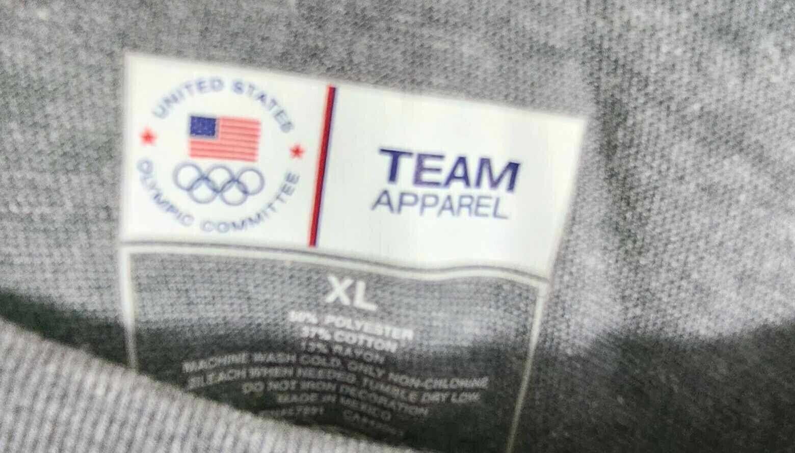 Designer Vintage USA Olympic T-Shirt - 2012 Edition - Gray Size ONE SIZE - 2 Thumbnail