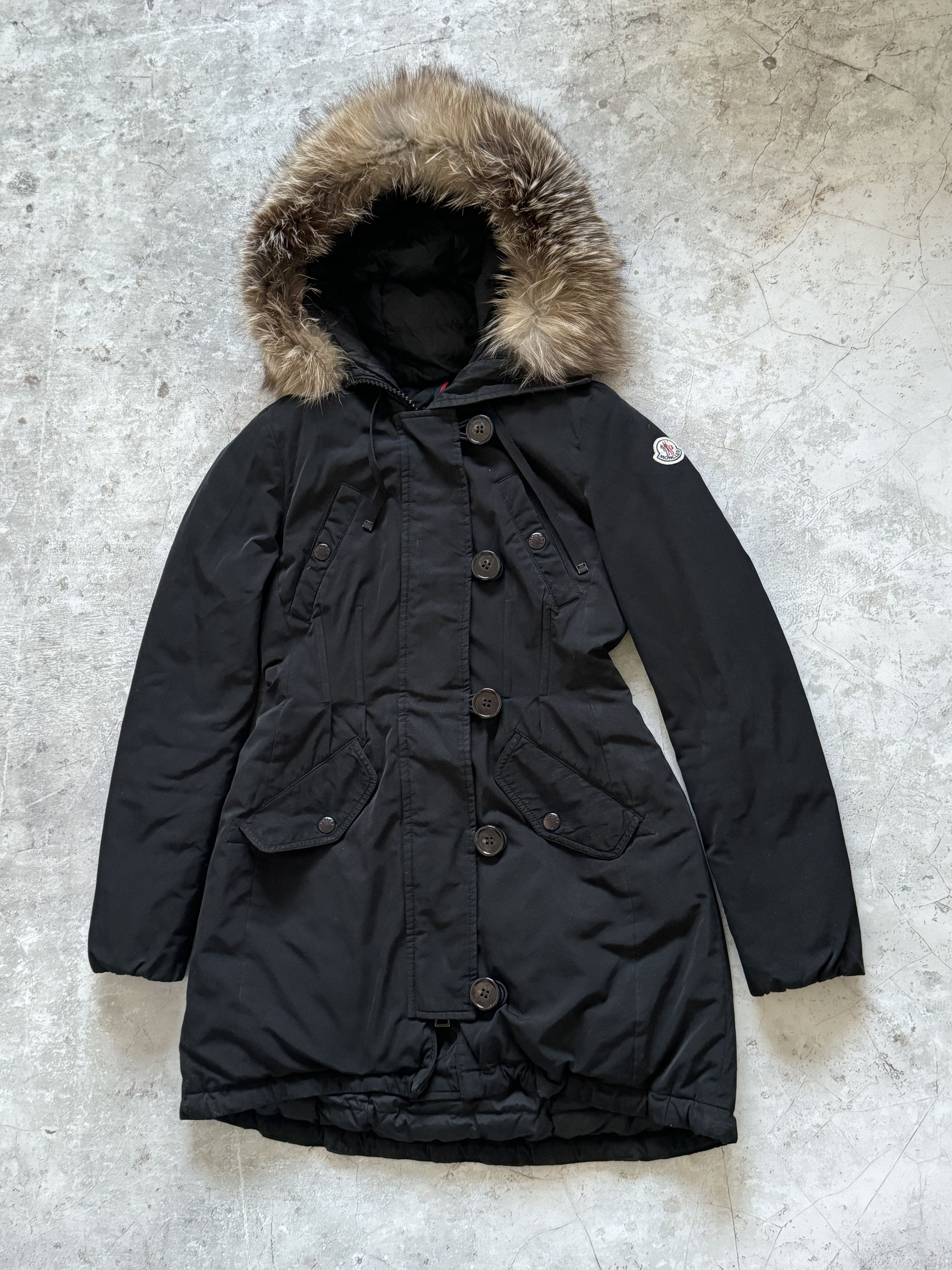 Moncler Moncler Aredhel fur puffer parka jacket | Grailed