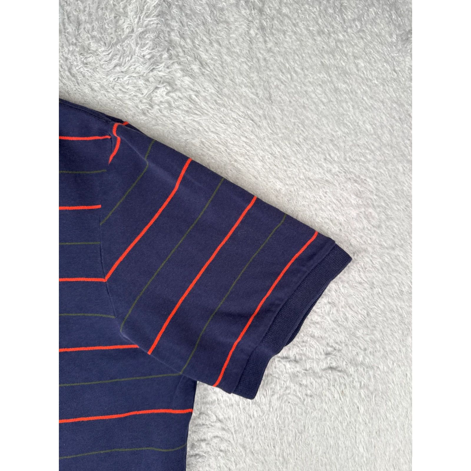 Ralph Lauren VINTAGE Polo Ralph Lauren Shirt Men Extra Large Blue Red Stripe 100% Cotton Striped READ Size US XL / EU 56 / 4 - 2 Thumbnail