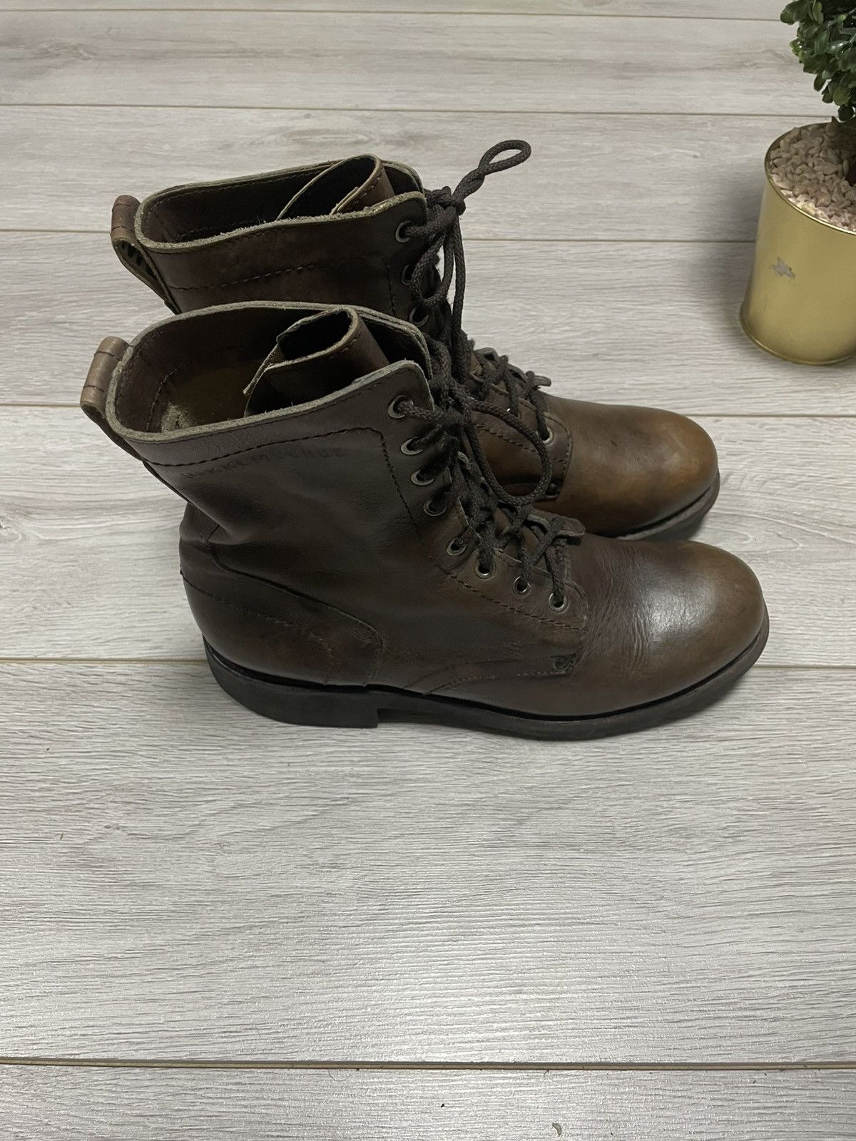 Dirk Bikkembergs Dirk Bikkembergs high leather biker military combat boots Size US 10 / EU 43 - 7 Thumbnail