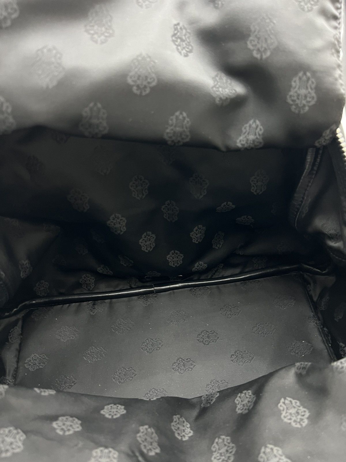 Chrome Hearts CHROME HEARTS LEATHER CROSS PATCH NYLON DAGGER PRINT GYM BAG Size ONE SIZE - 12 Thumbnail