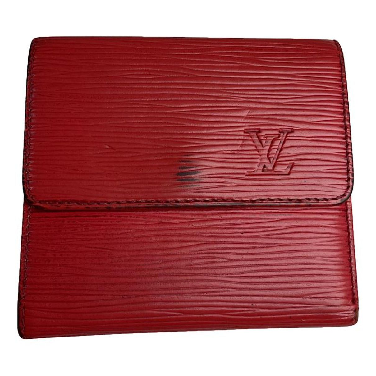 Louis Vuitton Pont 9 Red Leather Wallet Size ONE SIZE - 1 Thumbnail