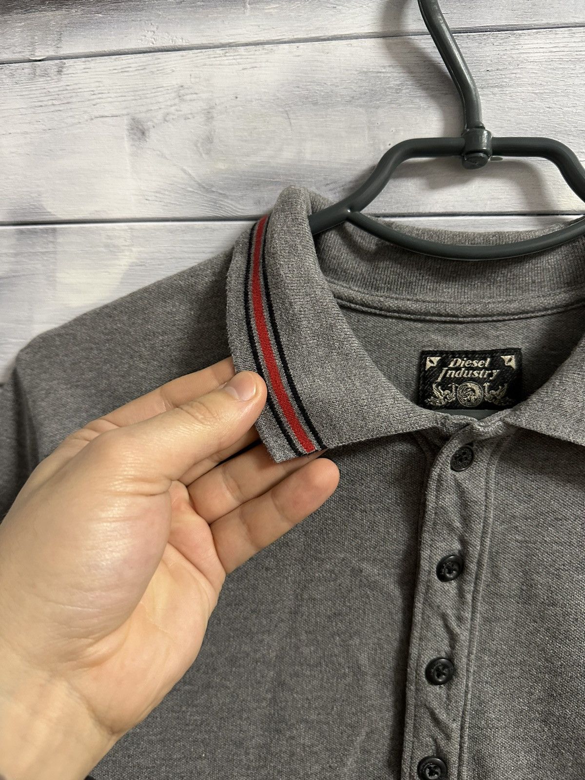 Diesel Rare Vintage Luxury Polo Diesel Small Logo. Size US S / EU 44-46 / 1 - 5 Thumbnail