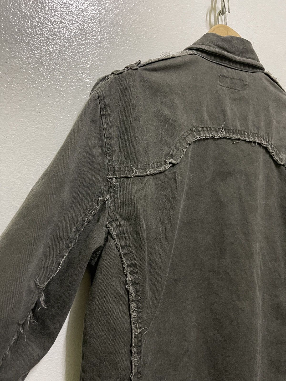 In The Attic Army Shirt Distressed Size US XL / EU 56 / 4 - 9 Thumbnail