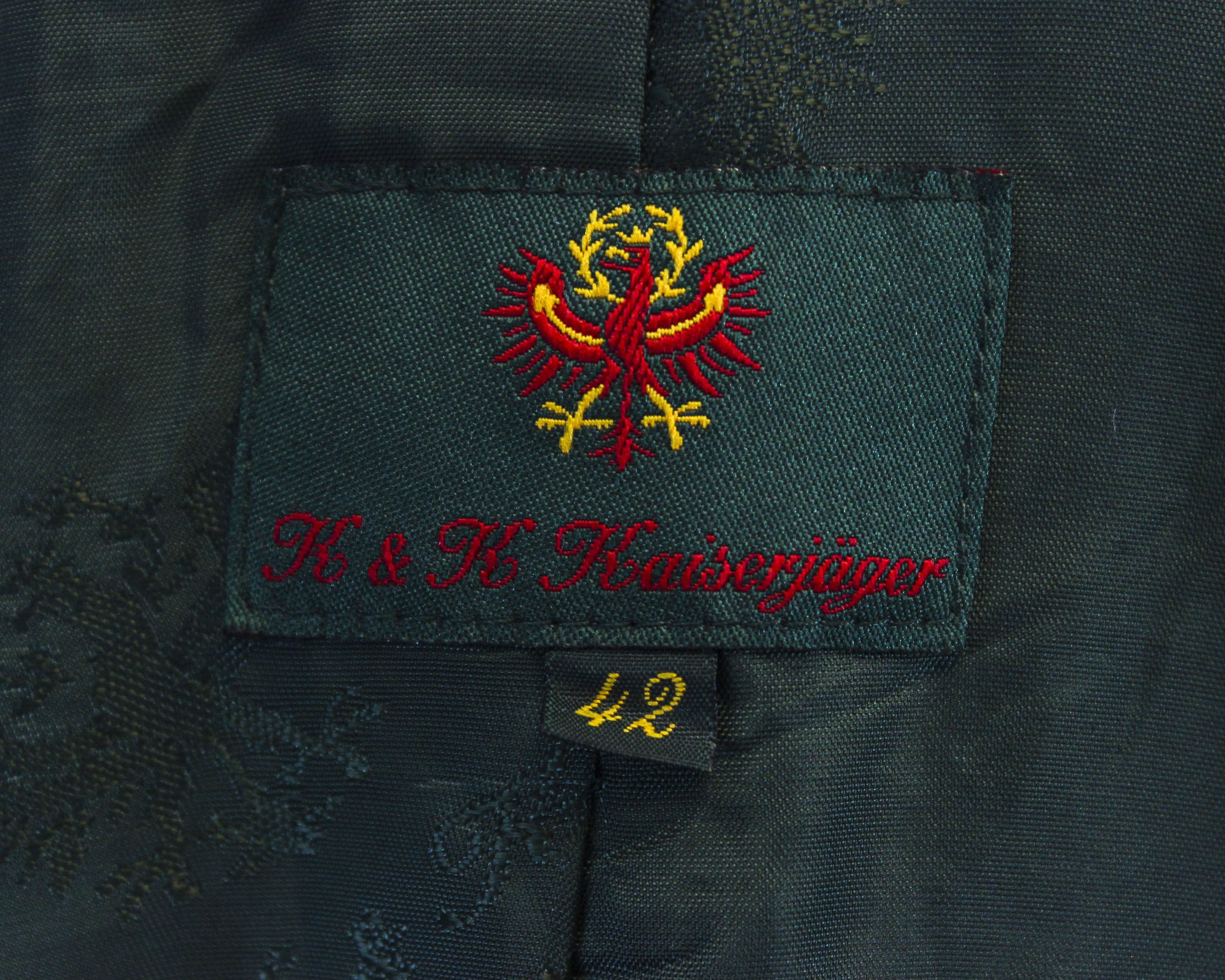 Other × Vintage K&K Kaiserjager Wool Trachten Women L EU 42 Blazer Jacket Size L / US 10 / IT 46 - 7 Thumbnail