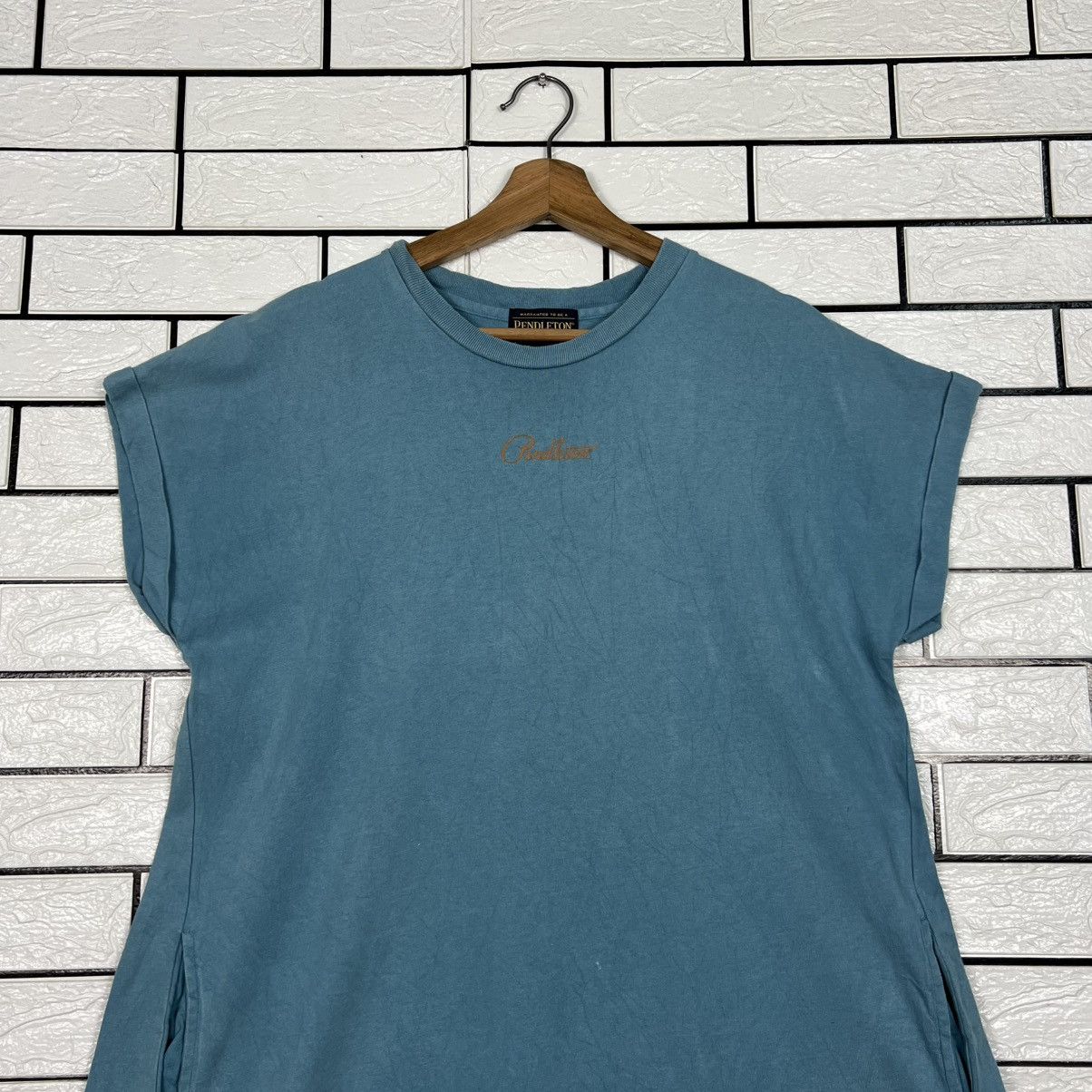 Pendleton PENDLETON X BEAMS Navajo Logo Women Long Shirt #4238-C193 Size ONE SIZE - 7 Thumbnail