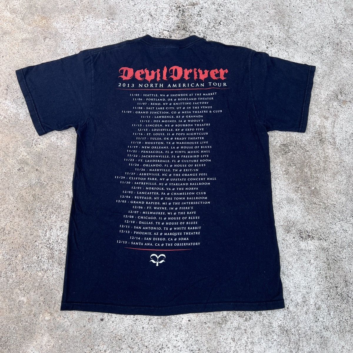 Band Tees Vintage Y2K DevilDriver Tour Tee Groove metal Size US M / EU 48-50 / 2 - 5 Thumbnail