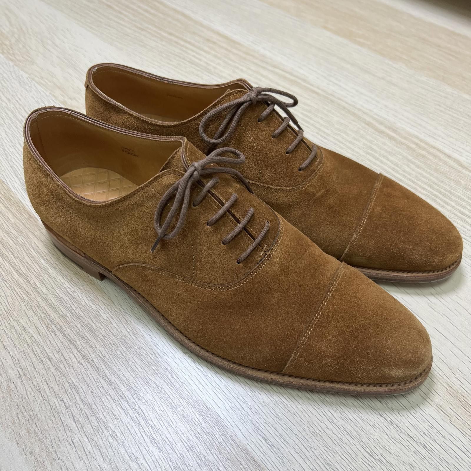 John Lobb John Lobb Suede Oxford Shoes Size US 9.5 / EU 42-43 - 2 Thumbnail