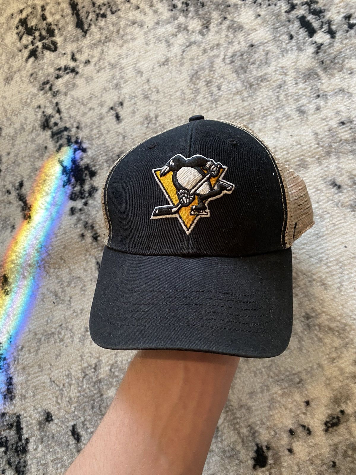 47 Brand × NHL Pitsburg Penguins Cap Vintage 47 Streetwear Nhl Hockey Y2k Size ONE SIZE - 2 Thumbnail