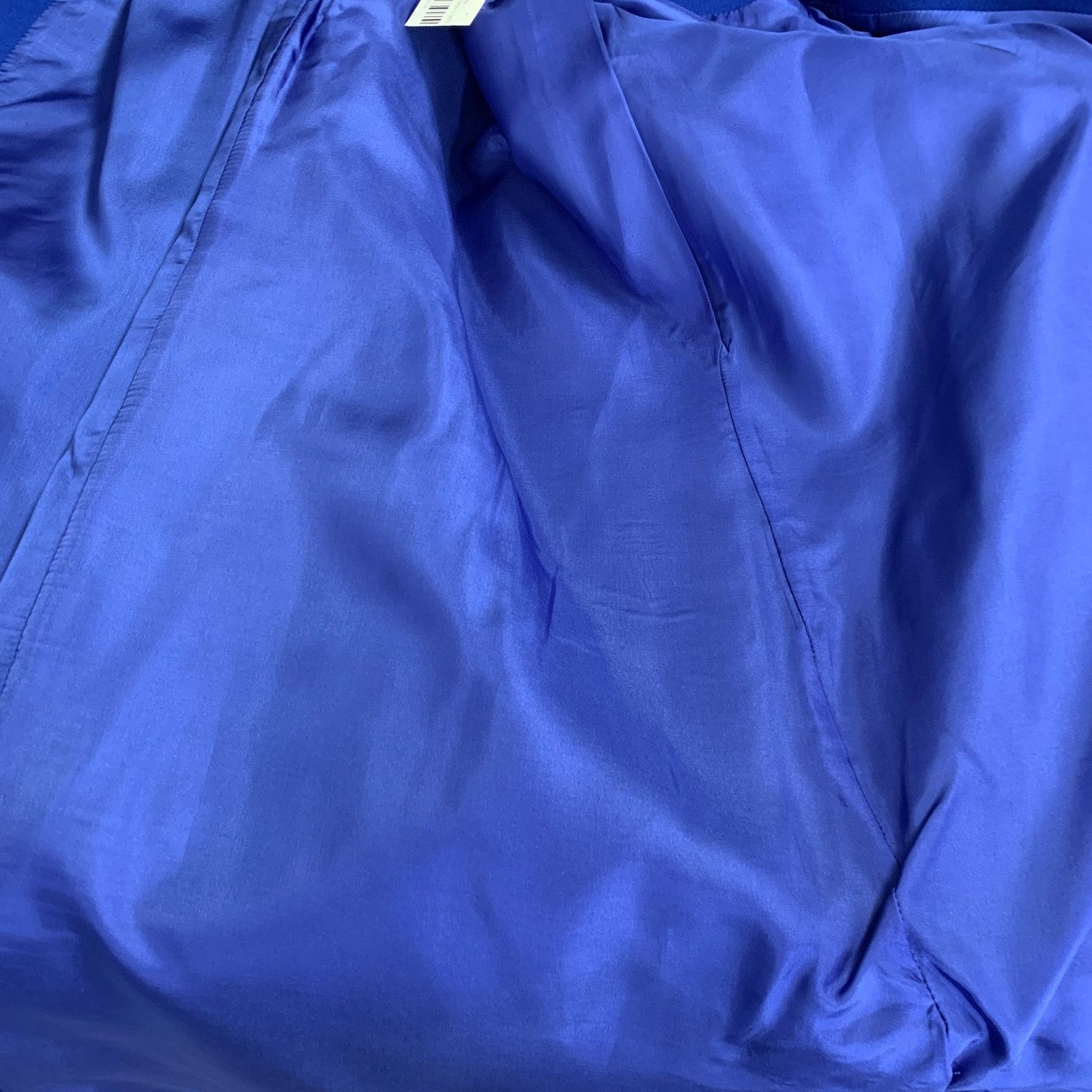 SMYTHE SMYTHE Size 4 Cobalt Blue Polyester Bows Single Snap Coat Size S / US 4 / IT 40 - 6 Thumbnail