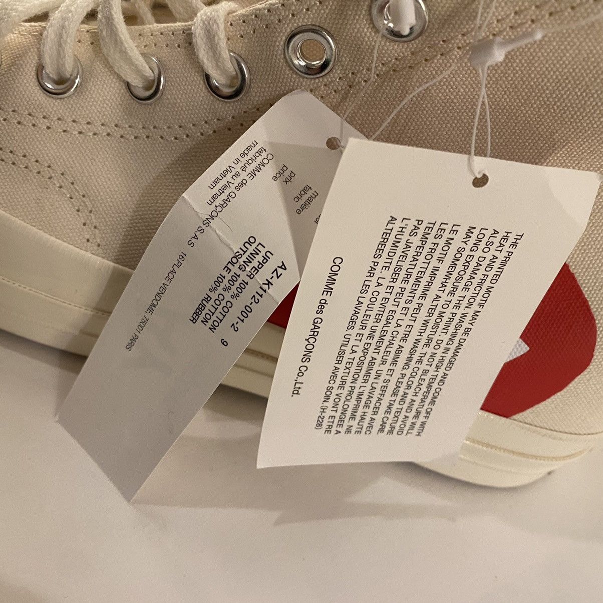 Comme des Garcons PLAY × Converse CDG heart shoe Size US 9 / EU 42 - 8 Thumbnail