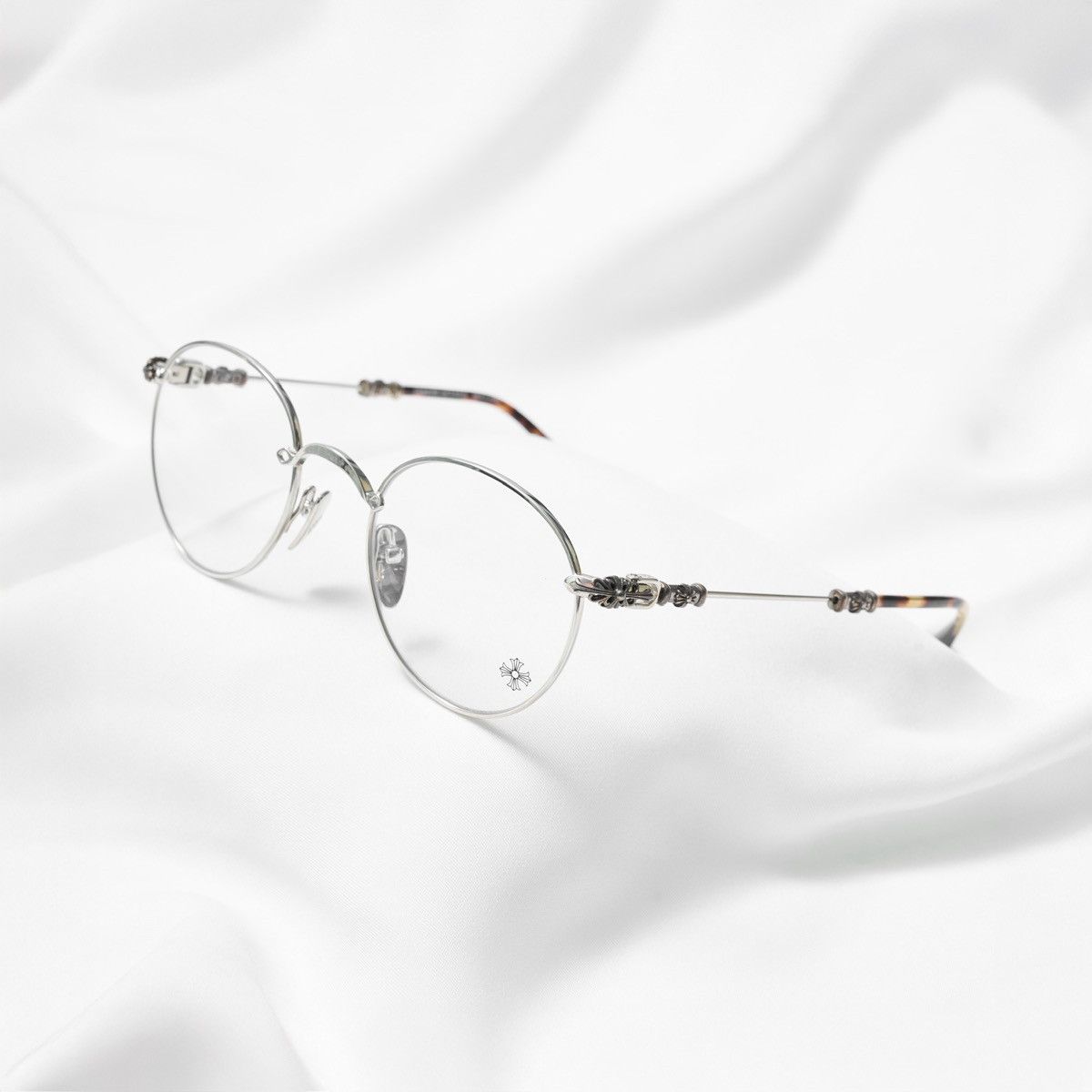 Chrome Hearts CHROME HEARTS BUBBA - A SHINY SILVER - PLASTIC GLASSES Size ONE SIZE - 1 Thumbnail