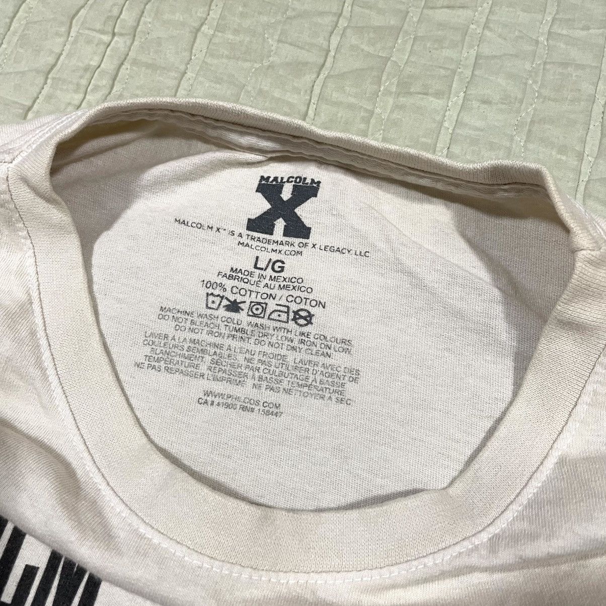 Naked & Famous Malcom X In Memory Rare T Shirt Size US XL / EU 56 / 4 - 5 Thumbnail
