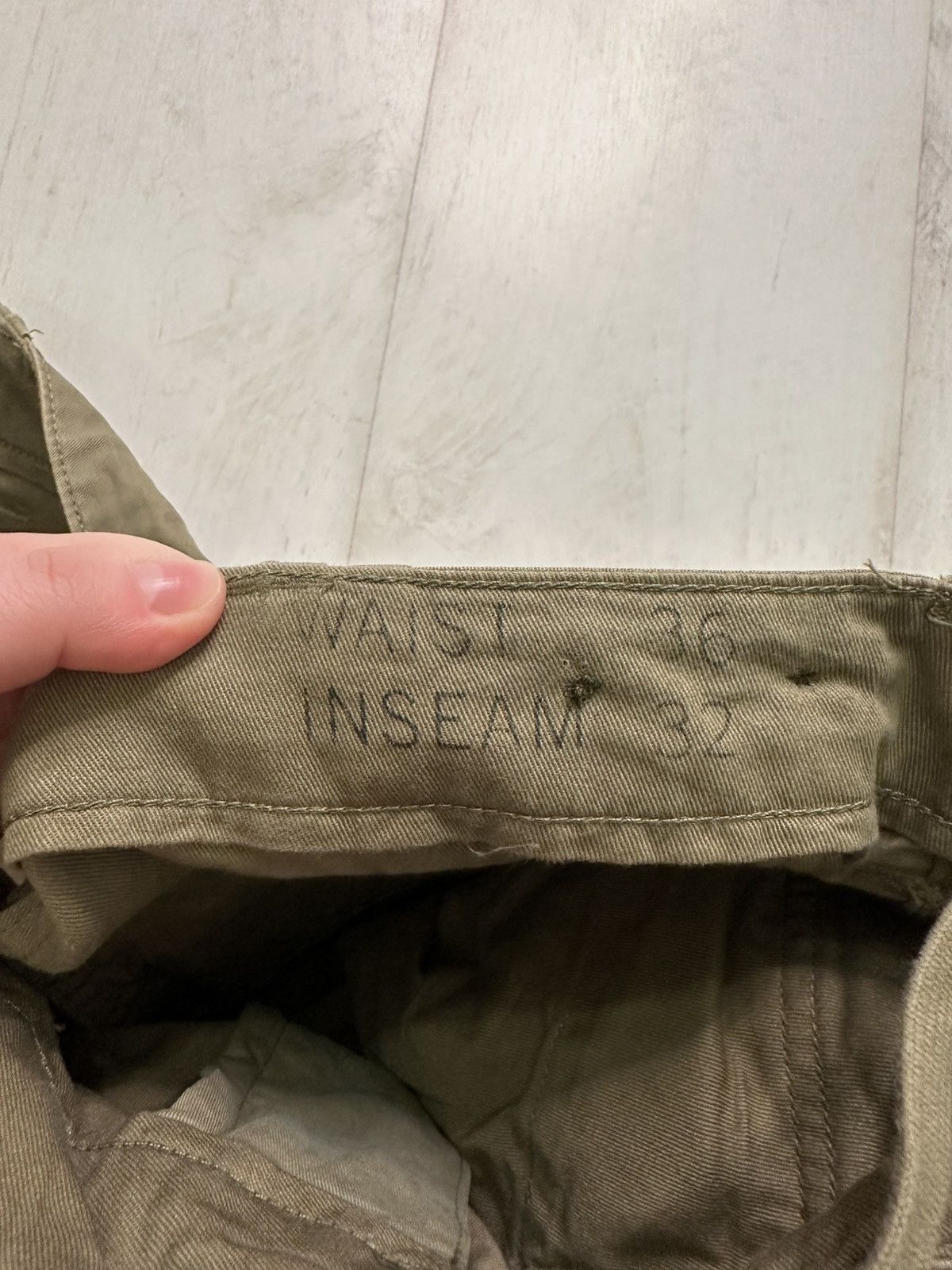 Polo Ralph Lauren × Vintage Polo Ralph Lauren military cargo khaki pants Size US 36 / EU 52 - 6 Thumbnail