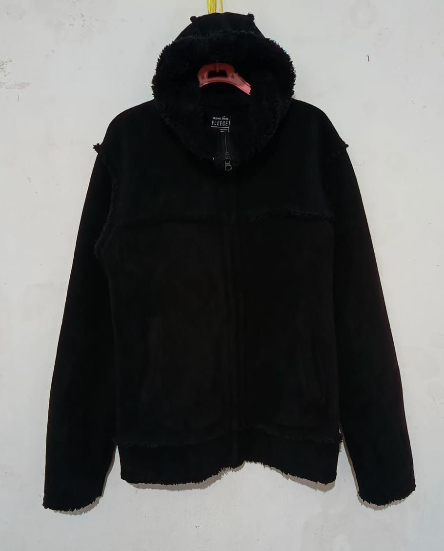 image of If Six Was Nine Japan-Fleece Fur Hoodie Lgb Ifsixwasnine Style in Black, Men's (Size Large)