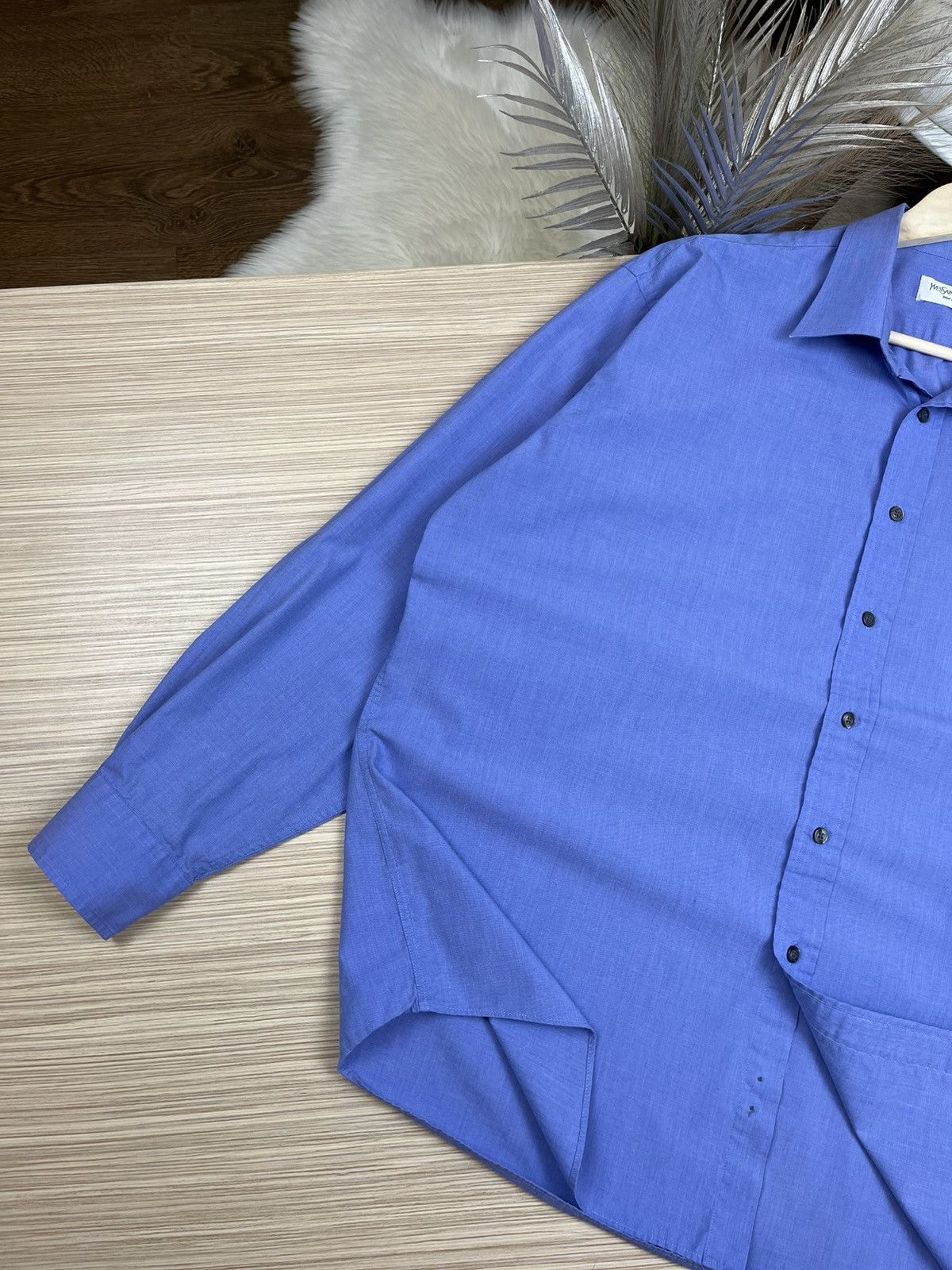 Vintage × Yves Saint Laurent Very crazy Vintage YSL Shirt Size US XL / EU 56 / 4 - 6 Thumbnail