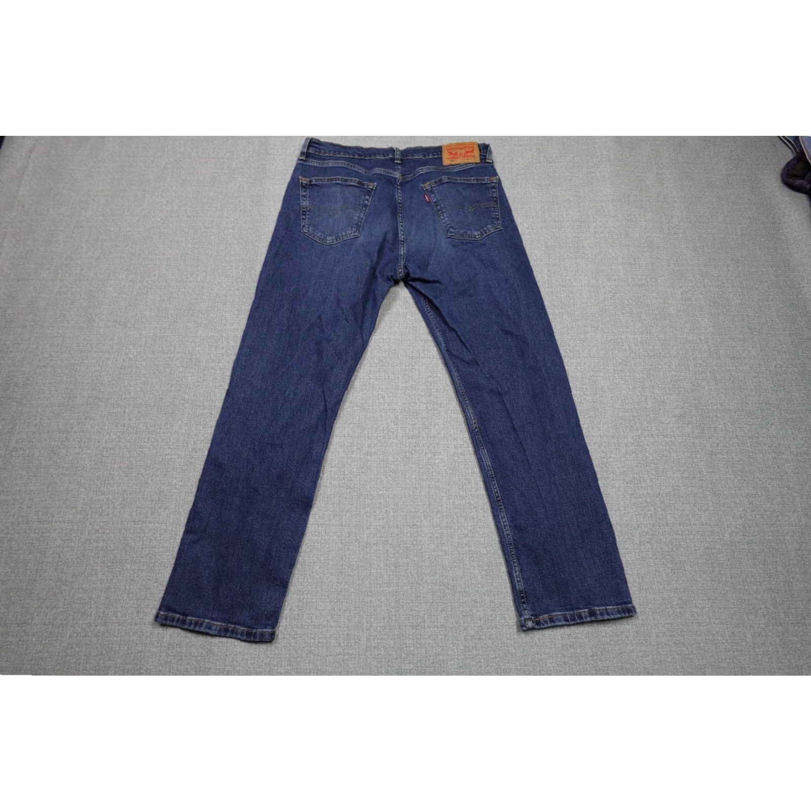 Levi's Levi's 505 Jeans Mens 34x30 Blue Regular Fit Straight Leg Cowboy Size US 34 / EU 50 - 4 Thumbnail