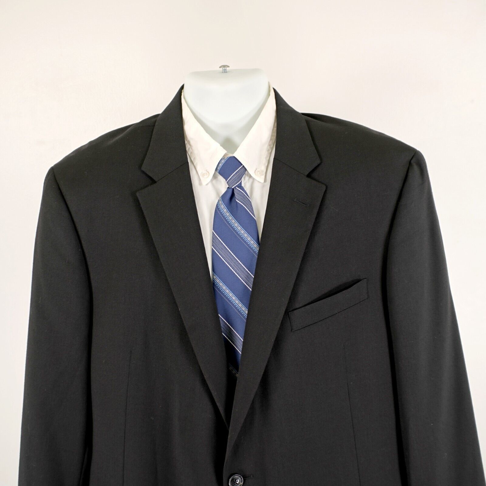 Tommy Hilfiger Tommy Hilfiger Wool Blend Black 2 Button Blazer 44L Tagged 4 Size 44L - 1 Thumbnail