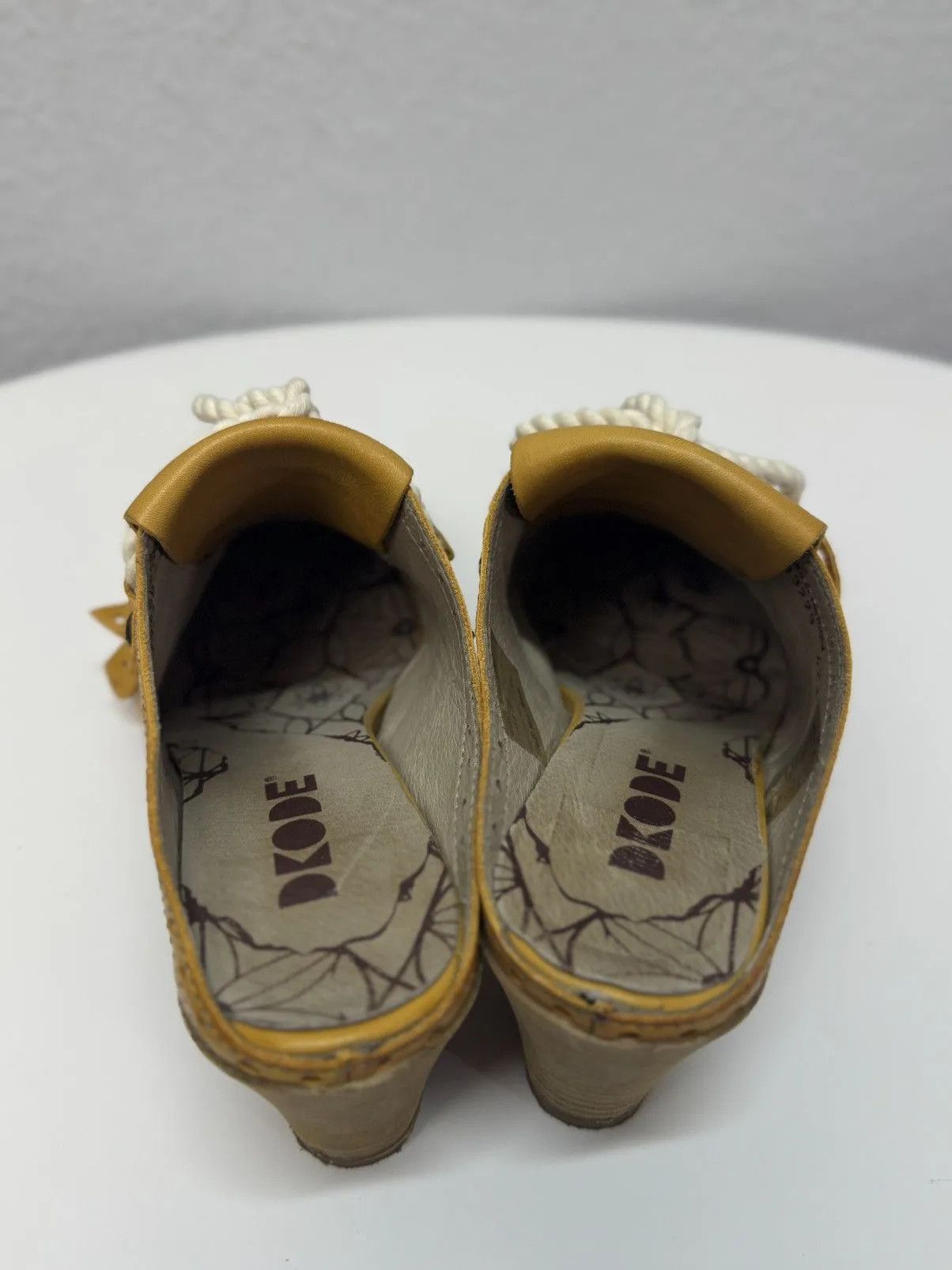 Other Vintage Ankle Leather Boots Sandals Yellow Prada Style Opium Size US 8 / EU 41 - 14 Thumbnail
