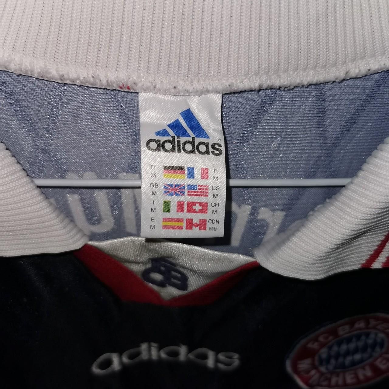 Adidas Bayern Munchen Germany 1999 2000 Away Shirt Jersey kit Size US M / EU 48-50 / 2 - 4 Thumbnail