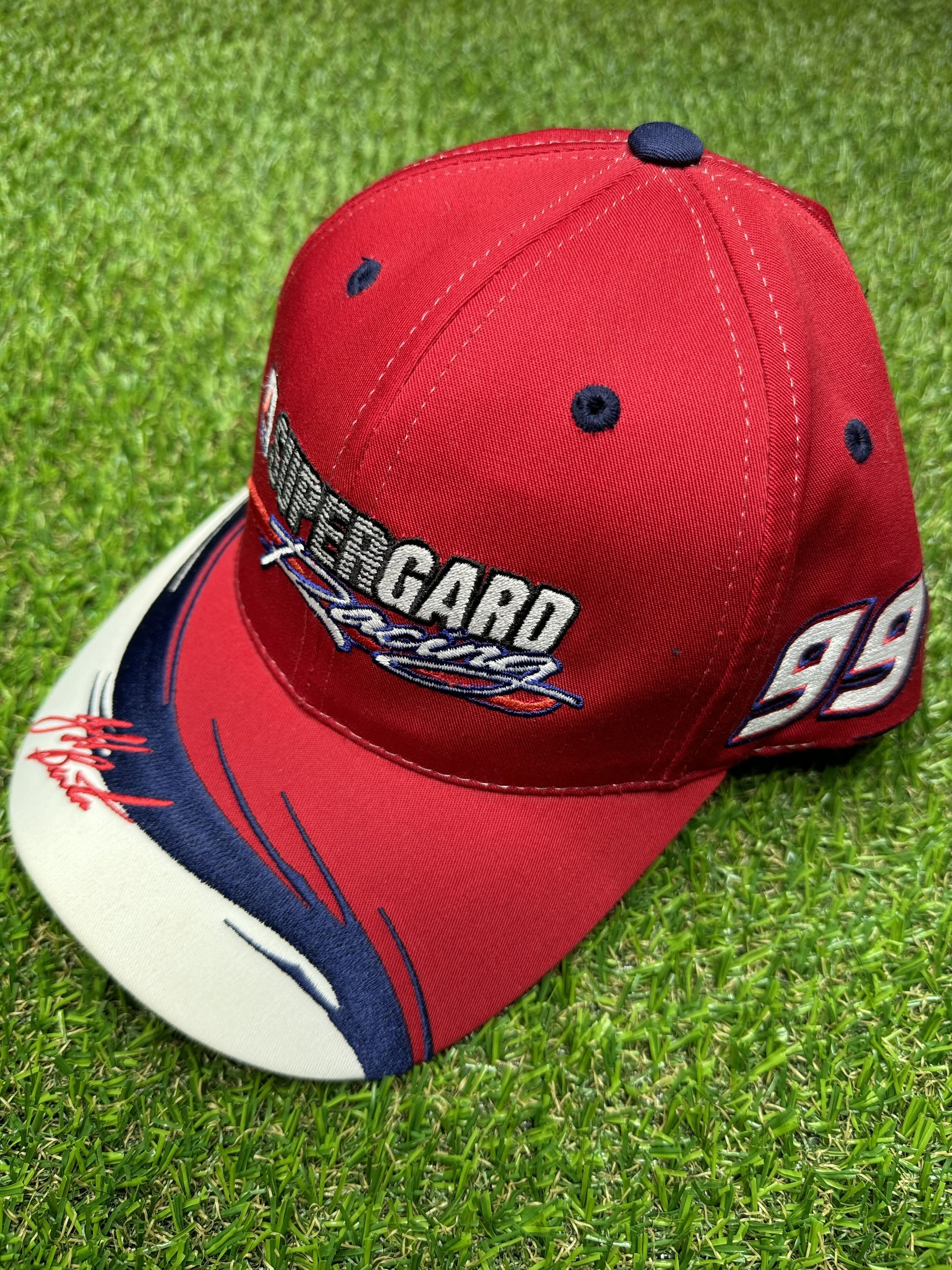 Vintage Vtg Citgo Supergard Racing Red White & Blue Snapback Size ONE SIZE - 2 Thumbnail