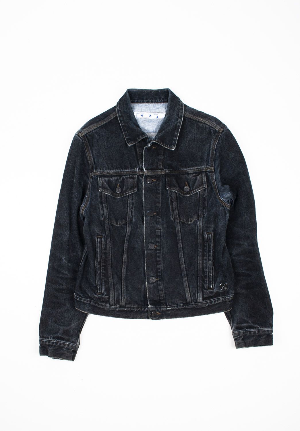 Off-White Off-White Men Jacket Denim by Virgil Abolh Size S, S1190 Size US S / EU 44-46 / 1 - 2 Thumbnail