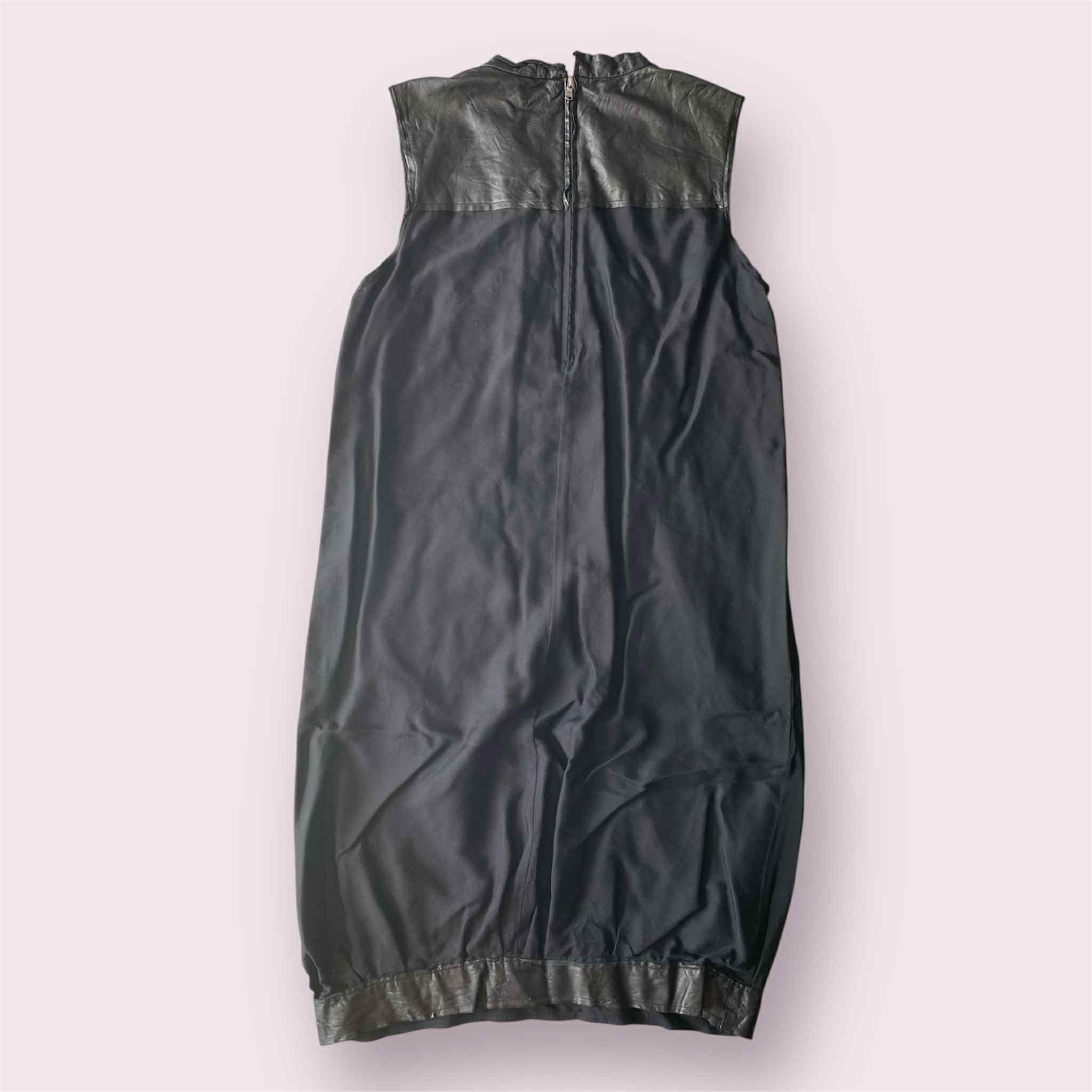 Yohji Yamamoto Yohji Yamamoto Black Official Leather Official Dress Size L / US 10 / IT 46 - 2 Thumbnail