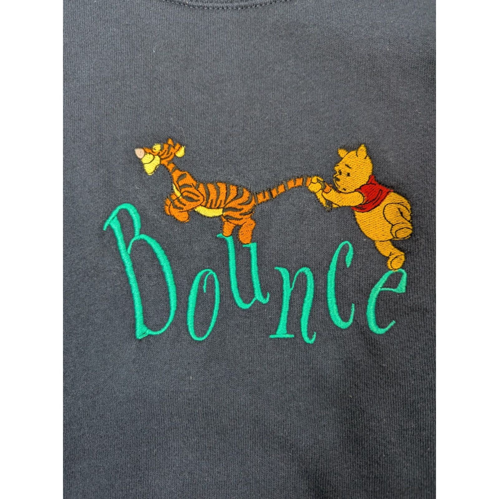 Disney VINTAGE Disney Sweatshirt Pullover Crew Neck Long Sleeve XL Blue Men 90s Disney Winnie The Pooh Sweatshirt Crew Neck Blue XL Mens Size US XL / EU 56 / 4 - 7 Thumbnail