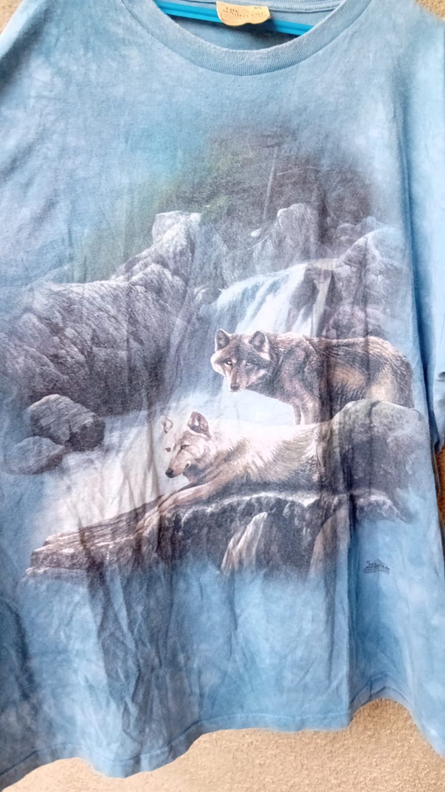 The Mountain × Vintage The Mountain Wolves Vtg 1999 Kevin Daniel Tie Dye tee sz XL Size US XL / EU 56 / 4 - 5 Thumbnail