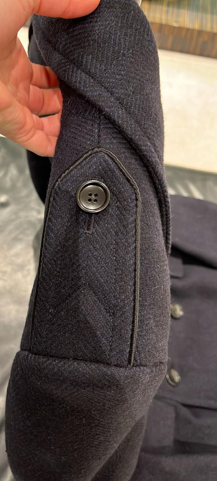 Tom Ford o1loc1c0126 OCL005 Long Coat in Black/Blue Size US M / EU 48-50 / 2 - 3 Thumbnail