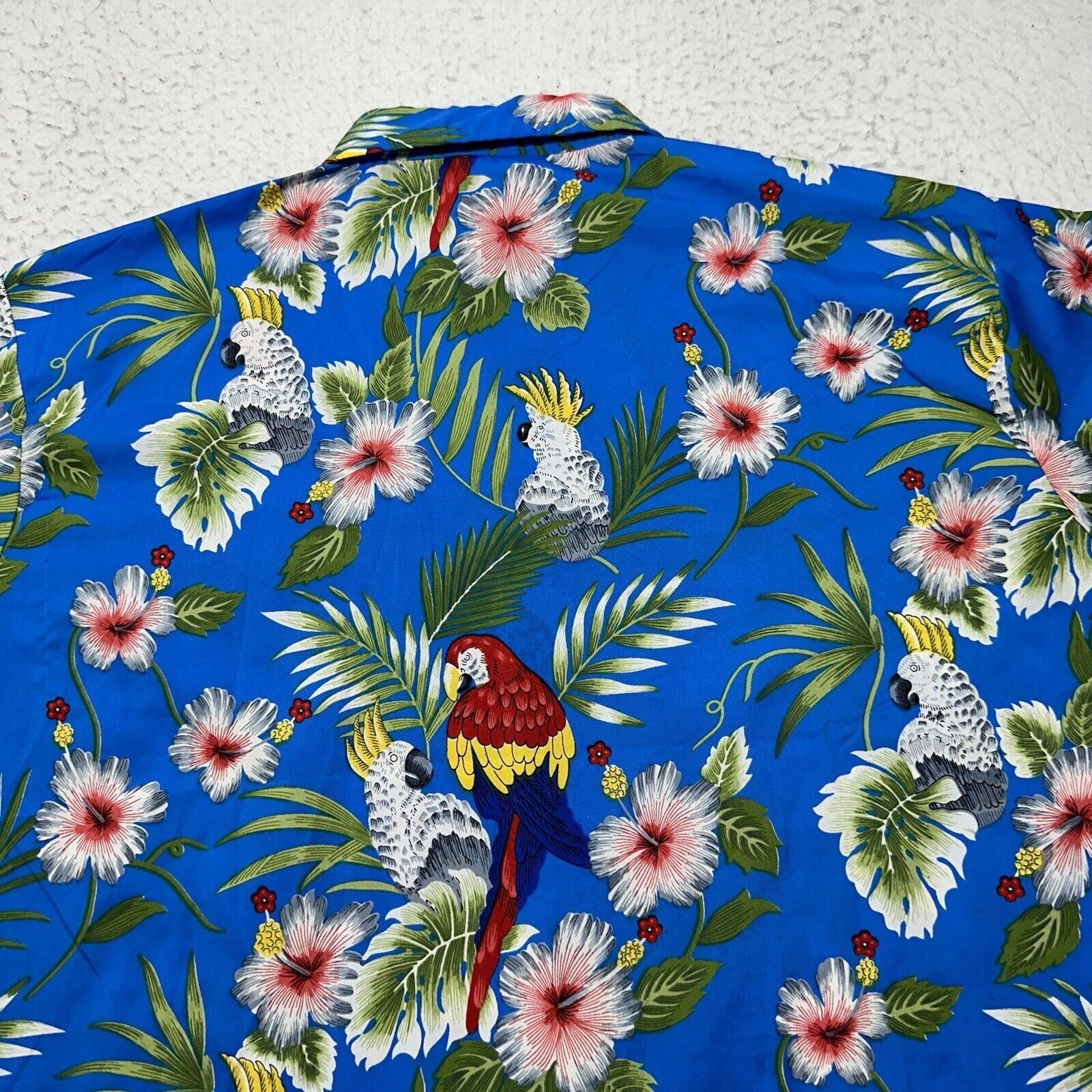 Other Double Decker Large Hawaiian Button Up Shirt Cockatoo Birds Size US L / EU 52-54 / 3 - 11 Thumbnail