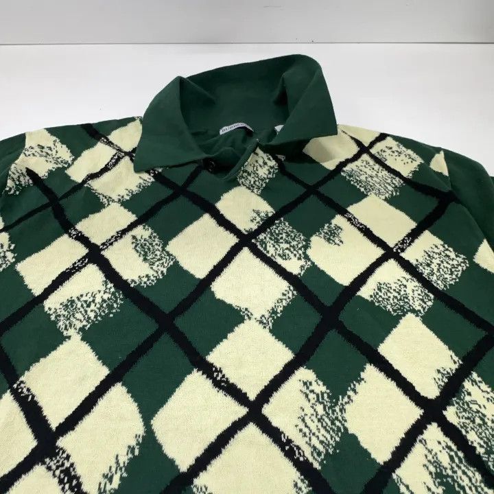Burberry Burberry Burberry Color Blocked Knit Polo Shirt-2507 Size US M / EU 48-50 / 2 - 6 Thumbnail