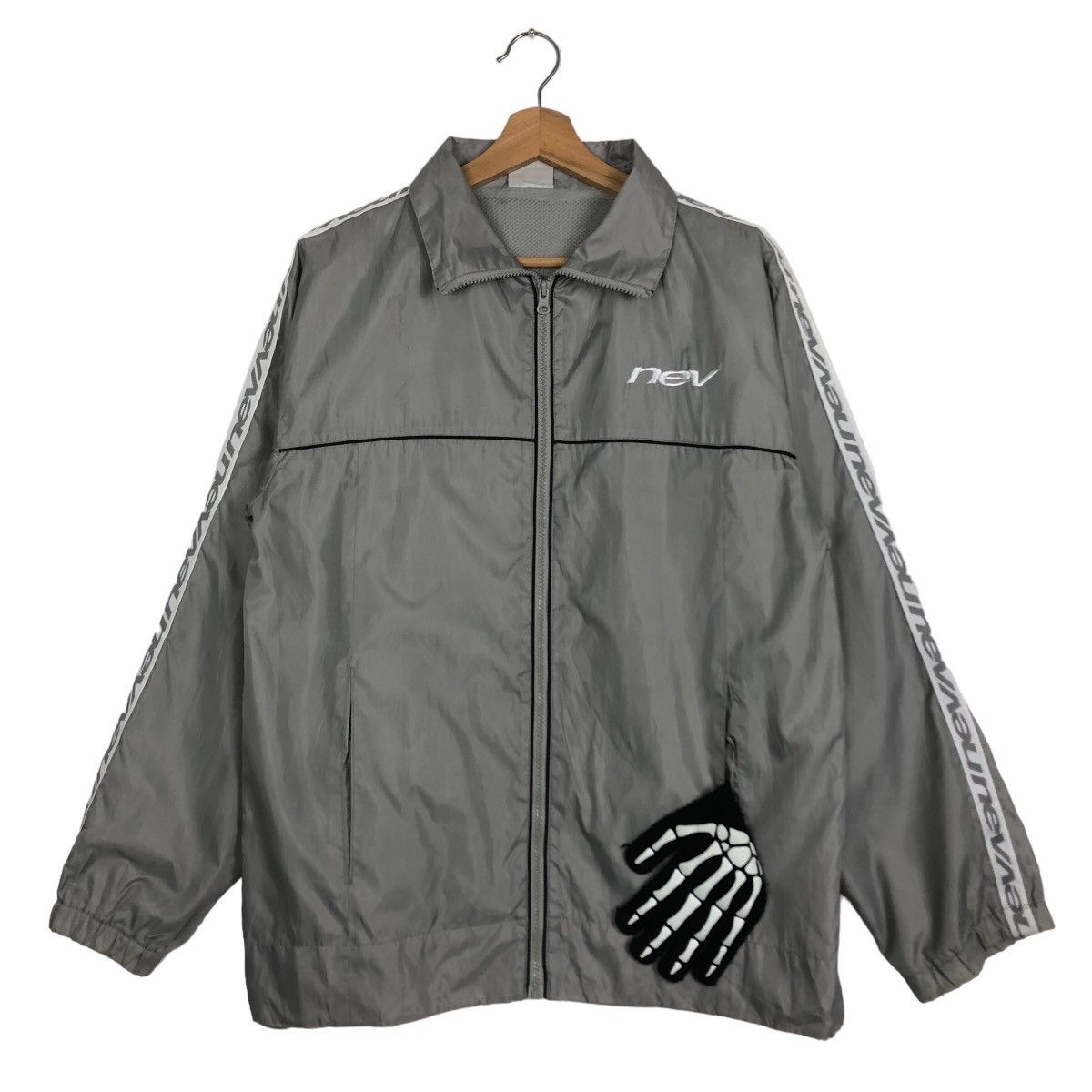 Japanese Brand 🔥90’s Vintage Nev Future Shapes Jacket Skate Wear Style Size US M / EU 48-50 / 2 - 2 Thumbnail