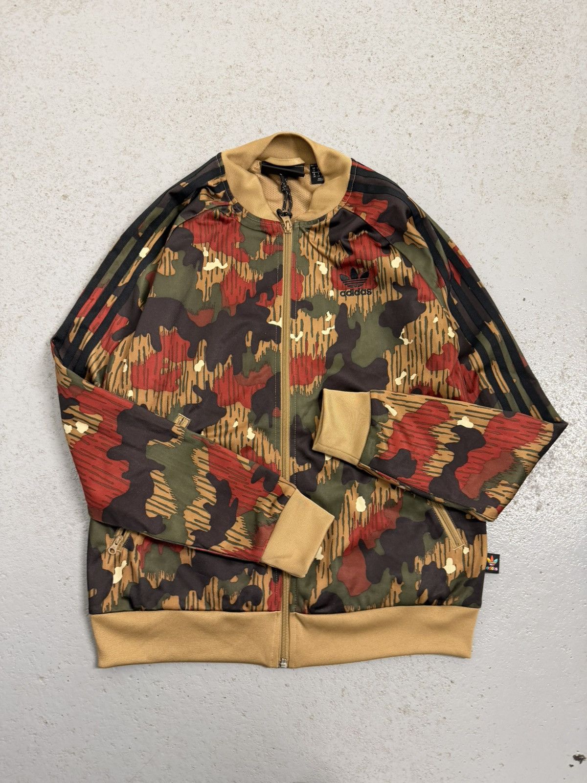 Adidas × Pharrell Adidas Farrell Williams Huhiking Camo 3Stripes Zip Tracksuit Size US S / EU 44-46 / 1 - 9 Thumbnail