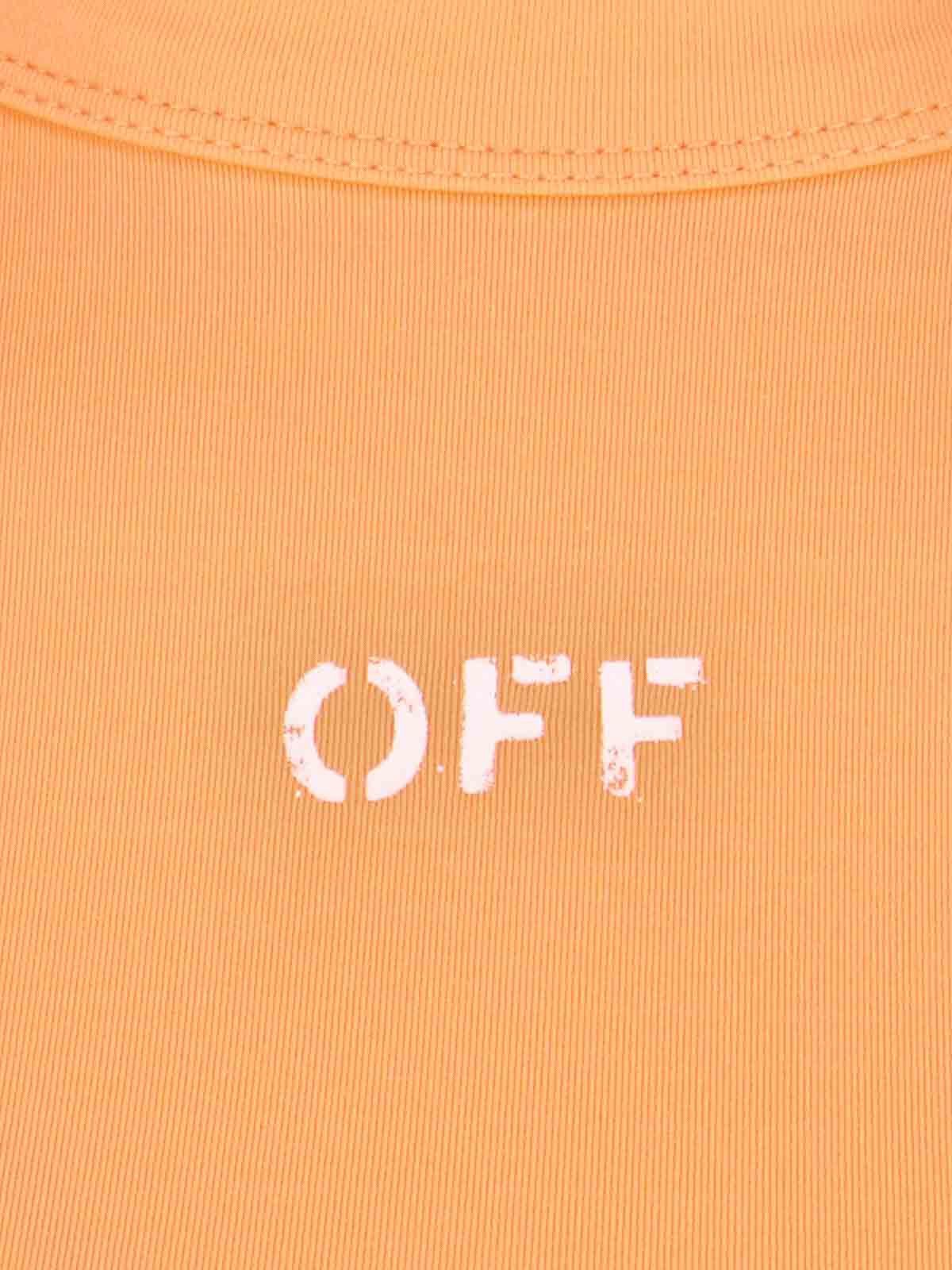 Off-White o1gr1nt0425 Sleek Rowing Top in Peach Orange Size S / US 4 / IT 40 - 4 Thumbnail