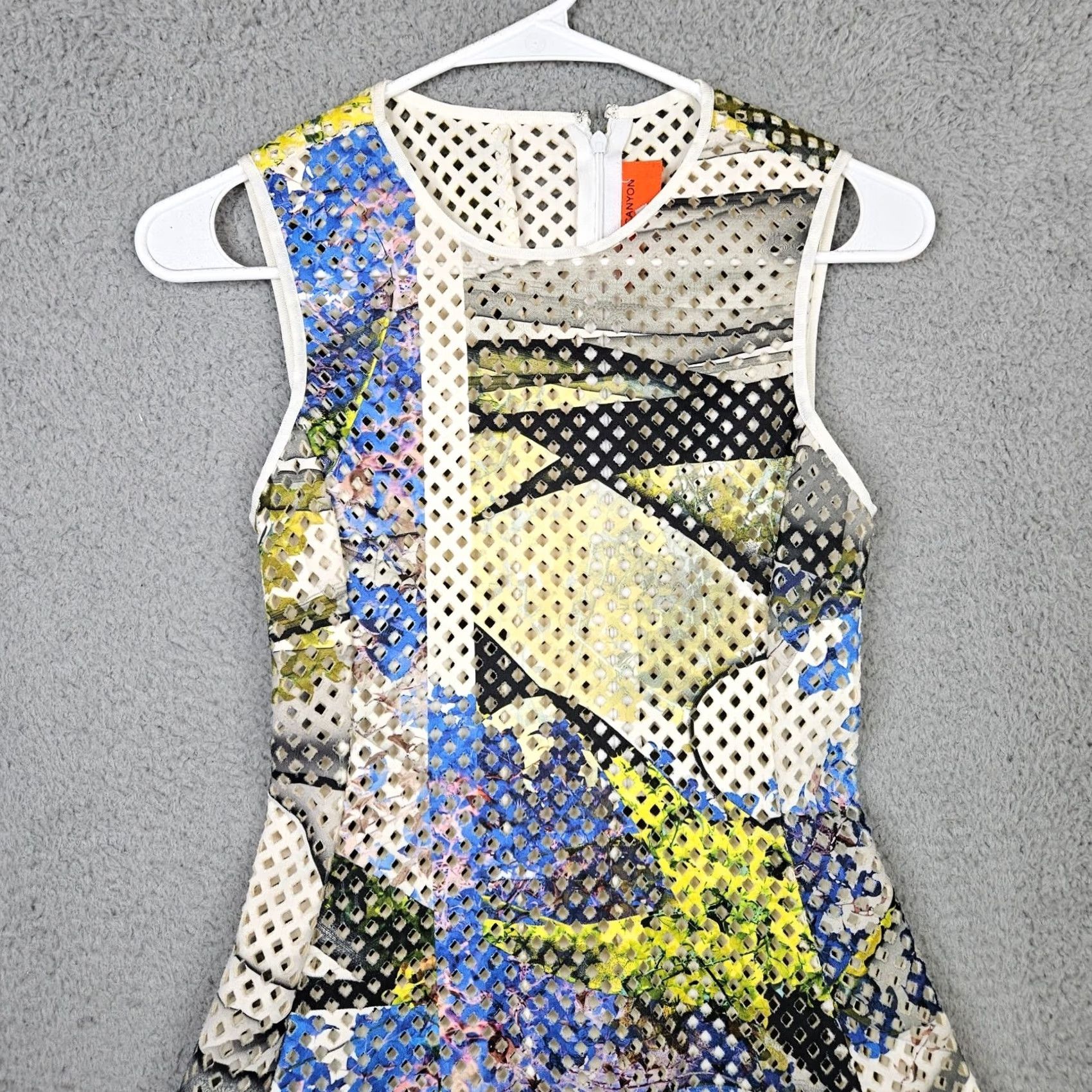 Clover Canyon CLOVER CANYON Women's Space Garden Print Perforated Neoprene Dress XS Size XS / US 0-2 / IT 36-38 - 6 Thumbnail