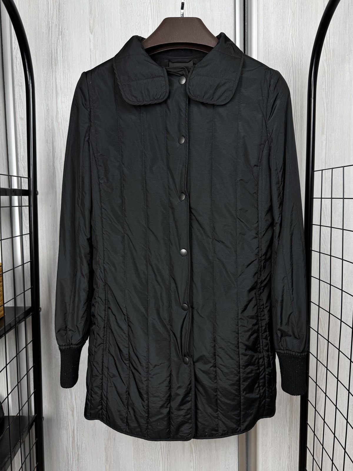 Akris Akris nylon wool black quilted coat jacket size US 8 Size M / US 6-8 / IT 42-44 - 1 Thumbnail