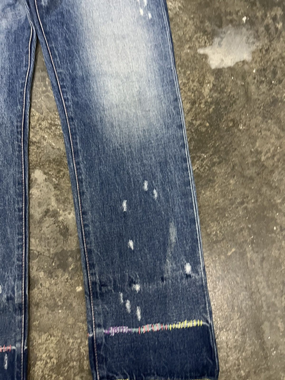 Japanese Brand TSUMORI CHISATO BY ISSEY MIYAKE DISTRESSED JEAN Size US 31 - 5 Thumbnail
