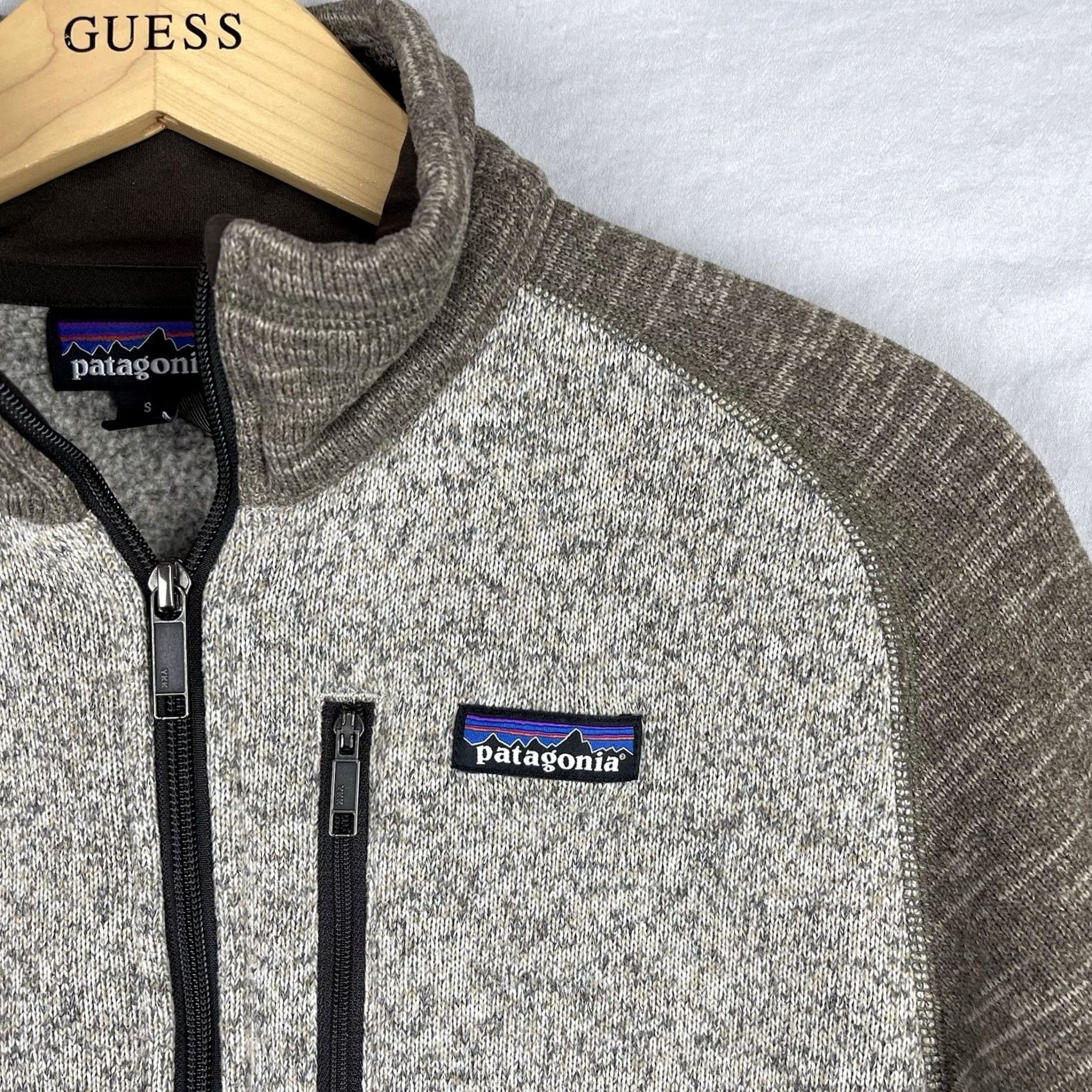 Patagonia Patagonia Sweater Men Small Half Zip Fleece Brown Outdoor Pullover Knit 1/4 Zip Zipper Embroidered Logo Casual Travel Workwear Size US S / EU 44-46 / 1 - 3 Thumbnail