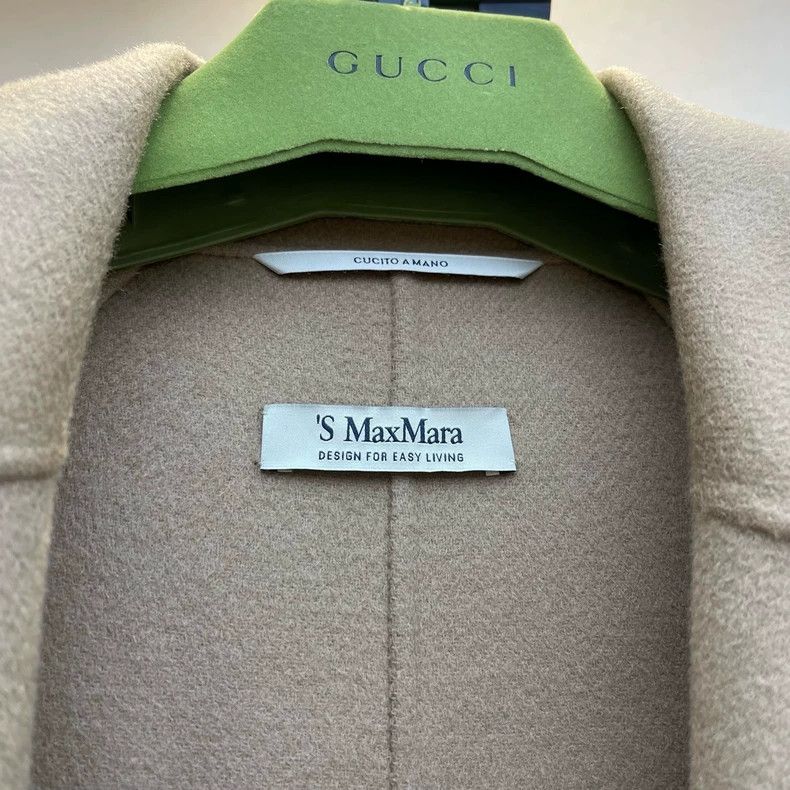 Max Mara Max Mara Solid lapel, H-shaped, double-sided wool tie Size M / US 6-8 / IT 42-44 - 3 Thumbnail