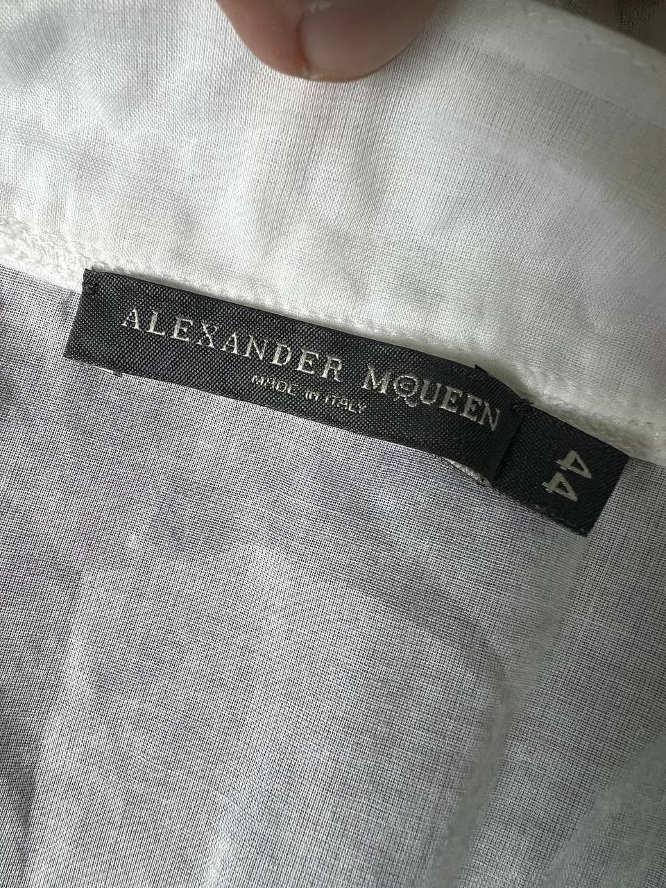 Alexander McQueen Archive SS07 “Lee McQueen Era” Blouse Ruffled shirt Size M / US 6-8 / IT 42-44 - 8 Thumbnail