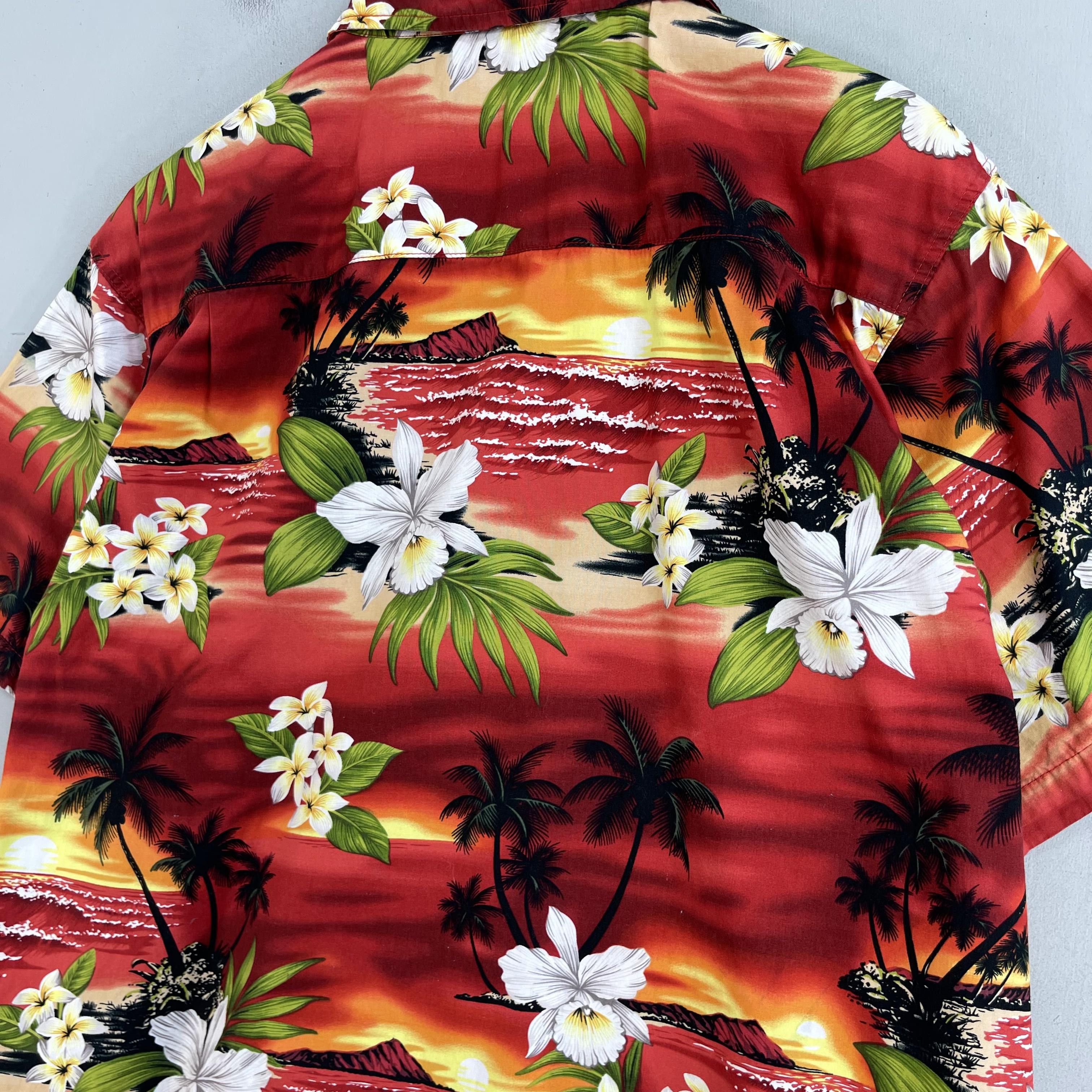 Vintage Vintage FAVANT Hawaii Island Beach Tropical Motive Shirt Size US XL / EU 56 / 4 - 8 Thumbnail