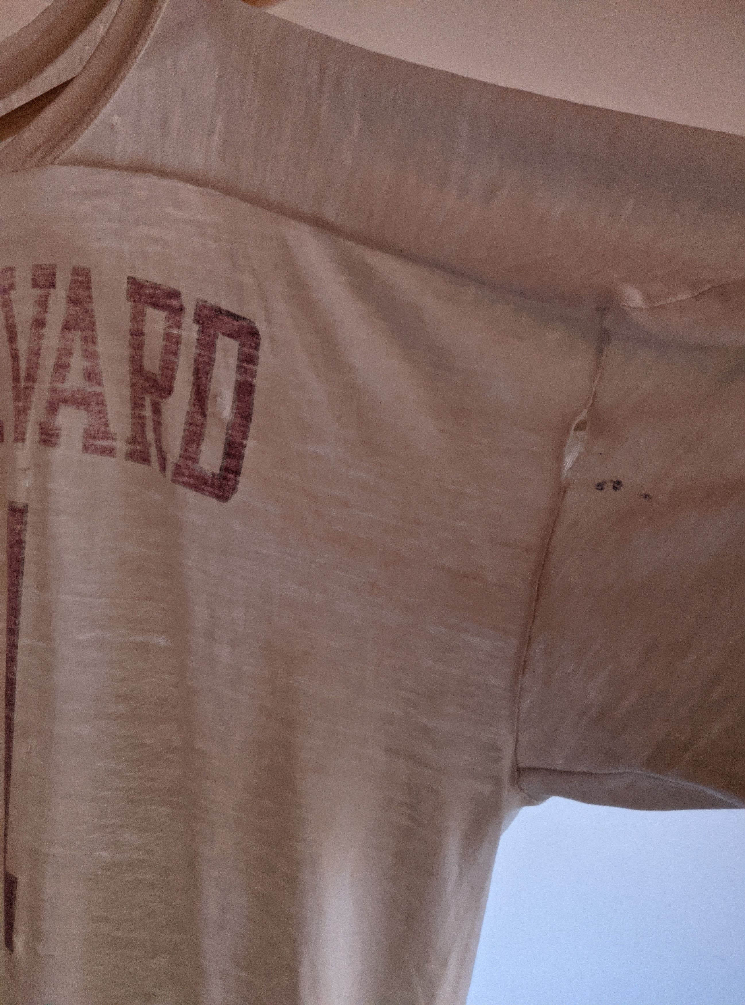 Champion Vintage 80s thrashed distressed Harvard jersey fade erd Size US XL / EU 56 / 4 - 7 Thumbnail