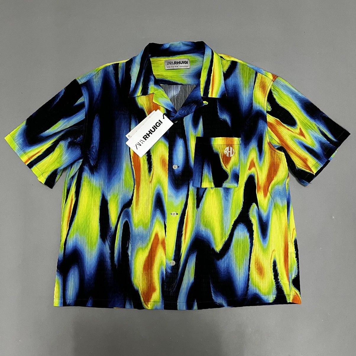 Rhude × Zara RHUDE x Zara NEW Tie Dye Oversized shirt Rhuigi NEW Size US M / EU 48-50 / 2 - 1 Thumbnail